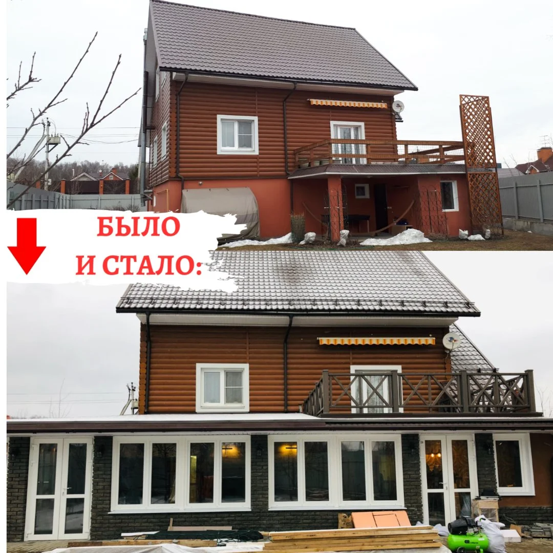 Реконструкция дома, пристройки, надстройка этажа - миниатюра 15