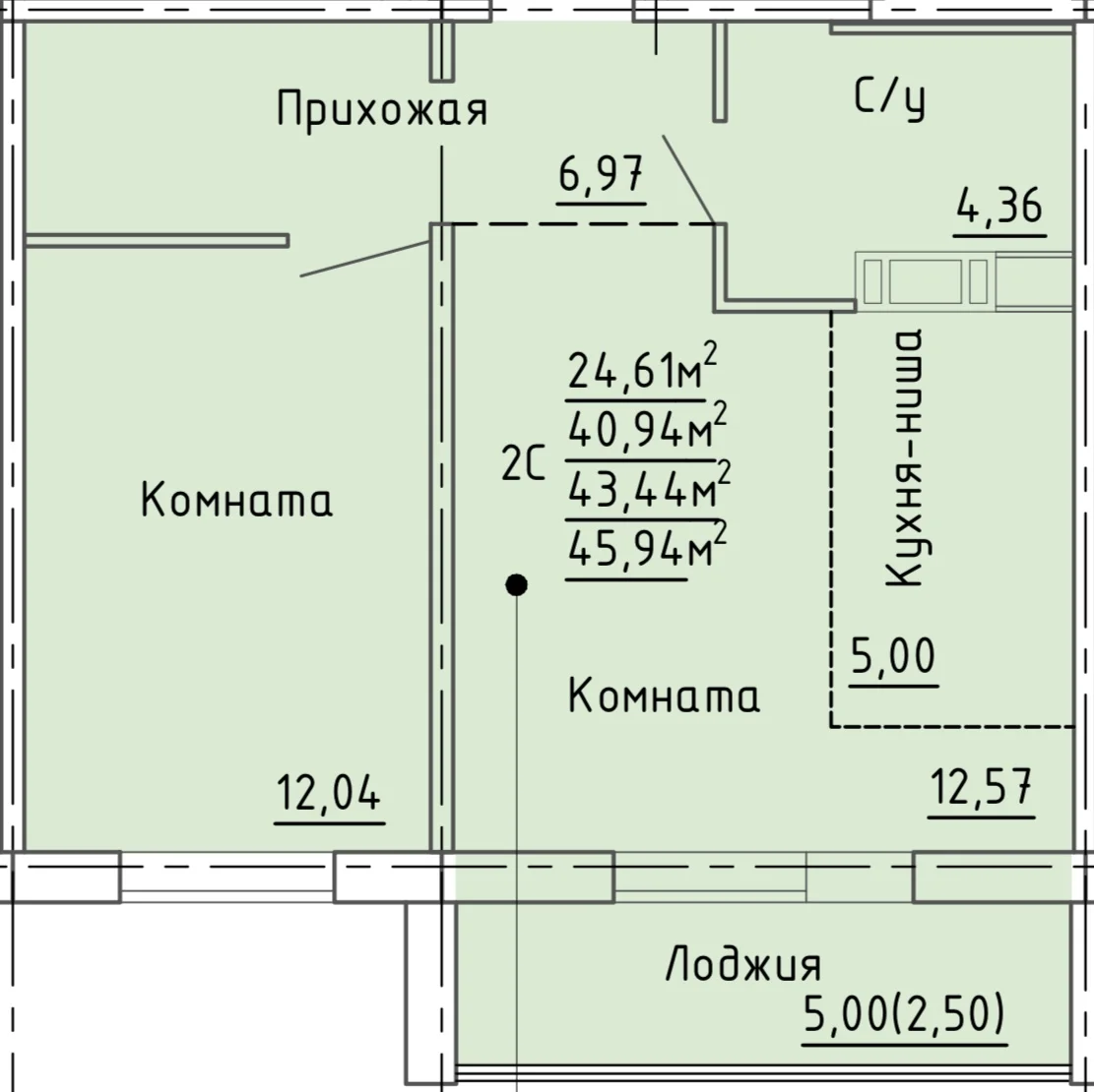 Продам 2-х к.кв-ру в ЖК ПРИТЯЖЕНИЕ, ул.Ефрейтора Потехина д.5 - миниатюра 21