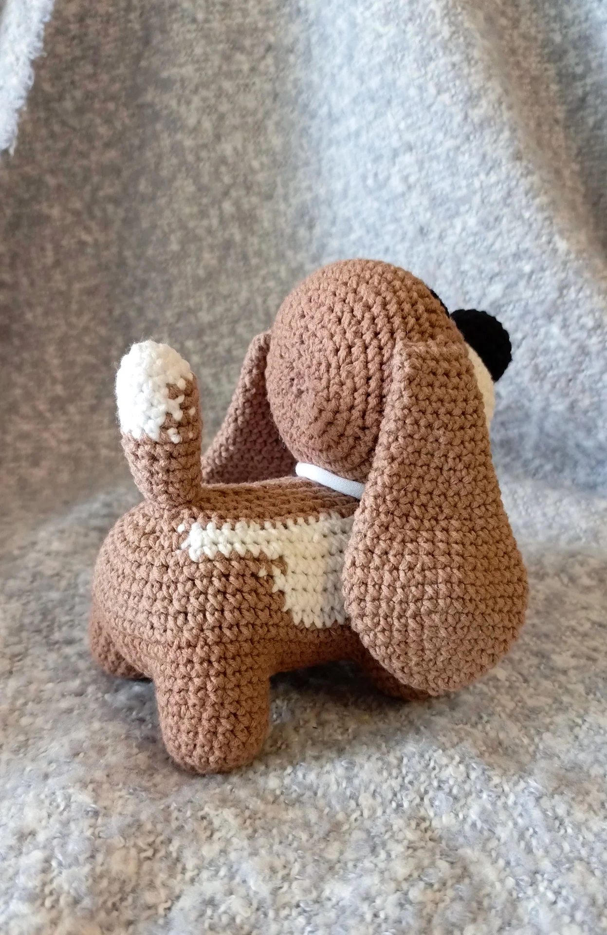 Вязаные игрушки амигуруми, вязаная собака - миниатюра 3