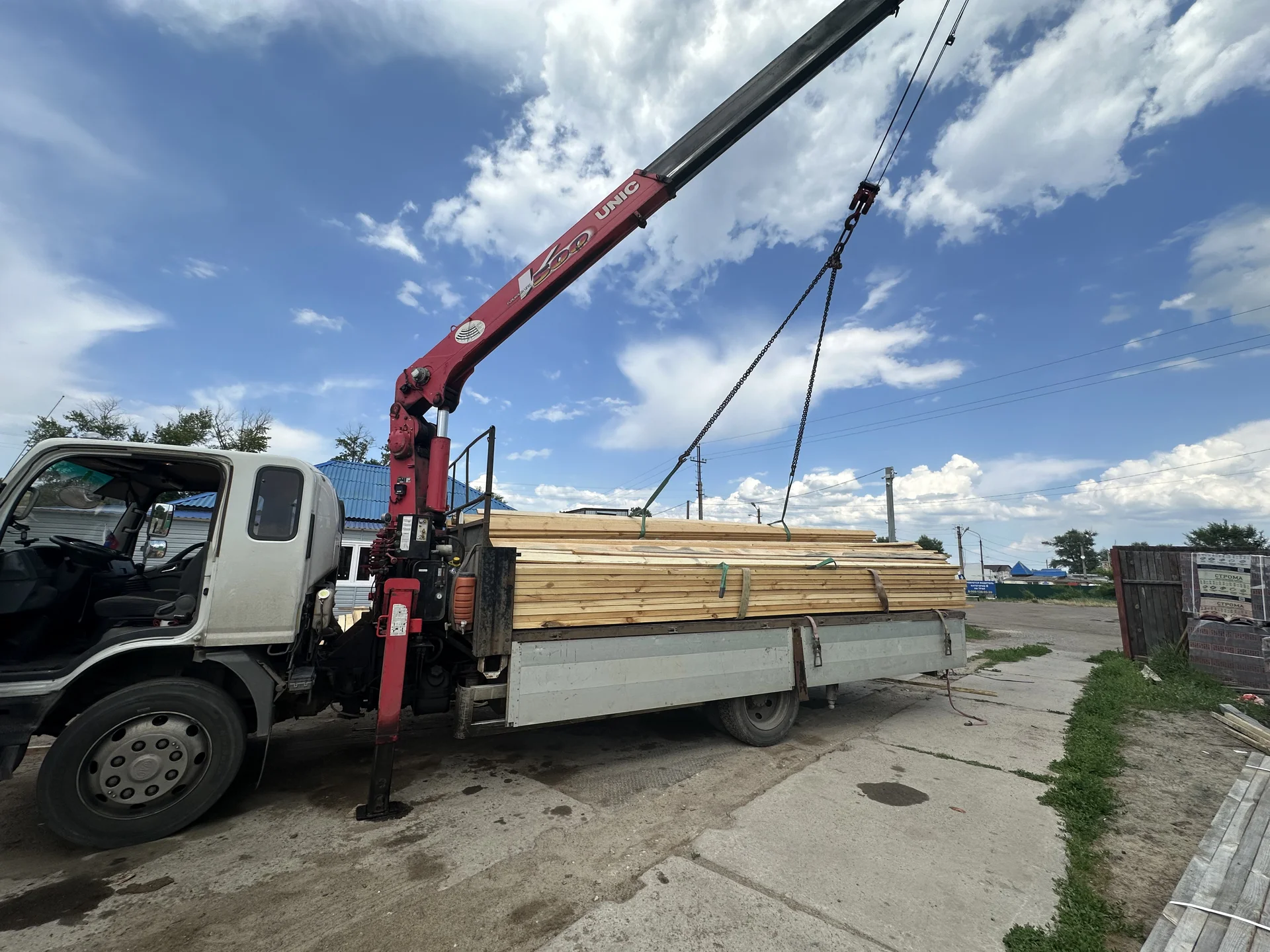 Кран-манипулятор JAC N120 (бортовой грузовик) - миниатюра 4