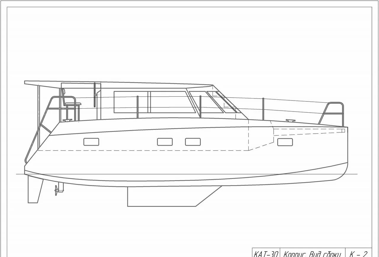 Продам проект катамарана кат - 30 - миниатюра 2
