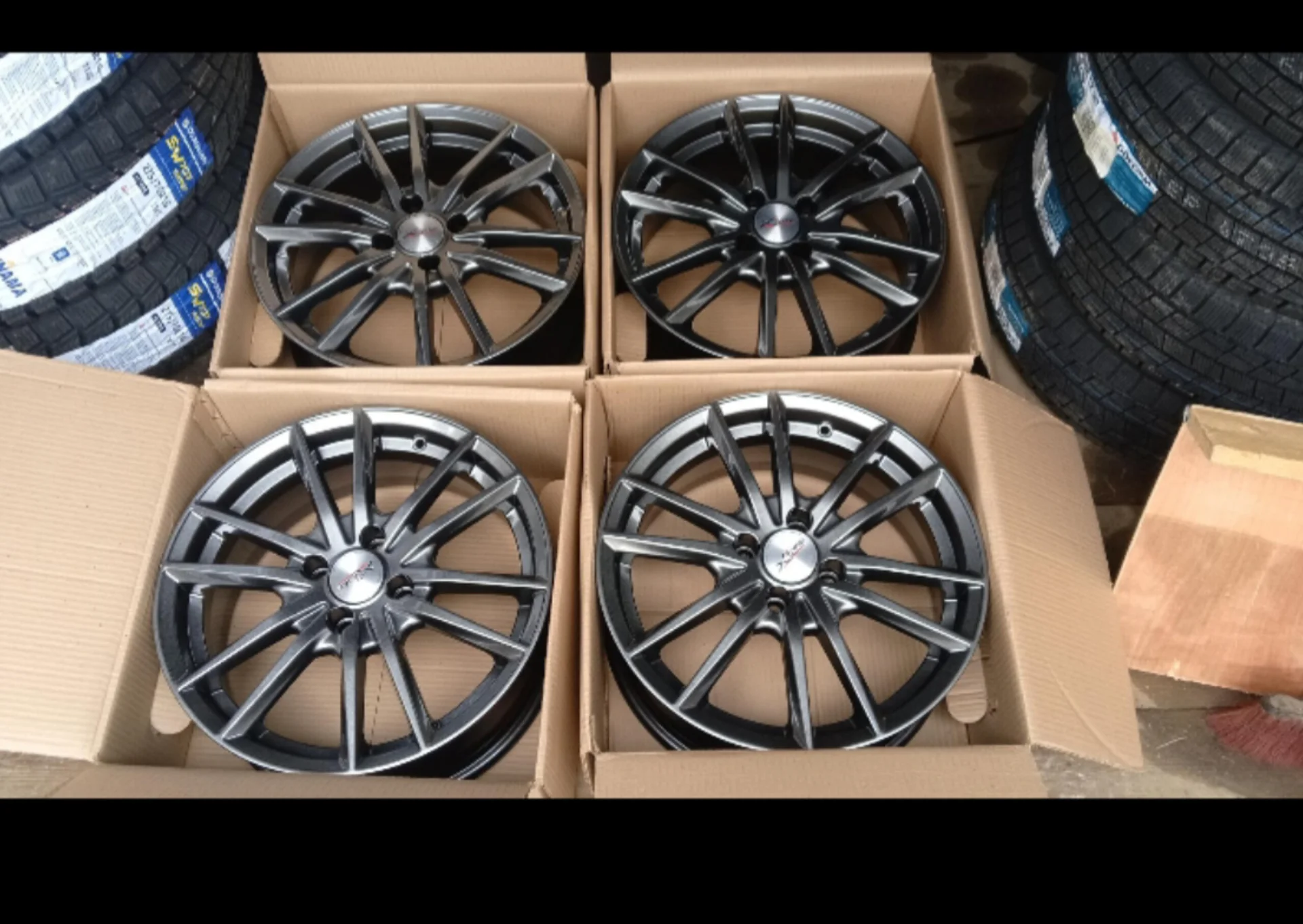 R16, 4x100 новые литые диски - изображение 1