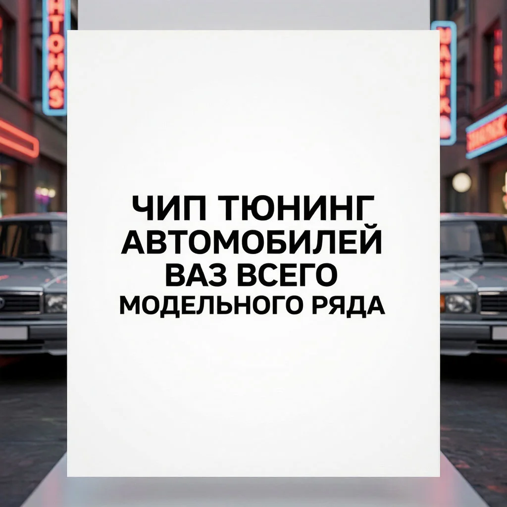 Чип-тюнинг ваз (Лада) все модели. Мощность+эко - изображение 1