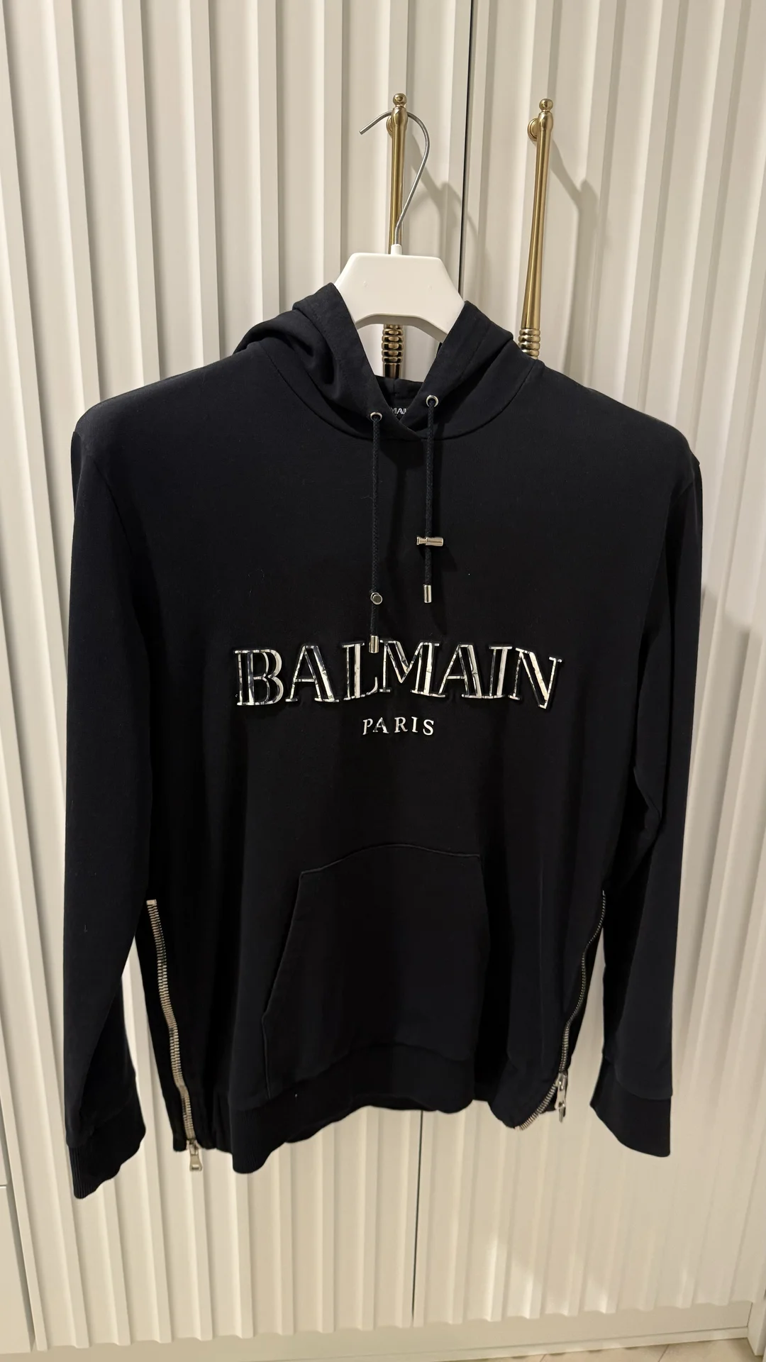 Balmain Paris худи оригинал с молниями - миниатюра 2