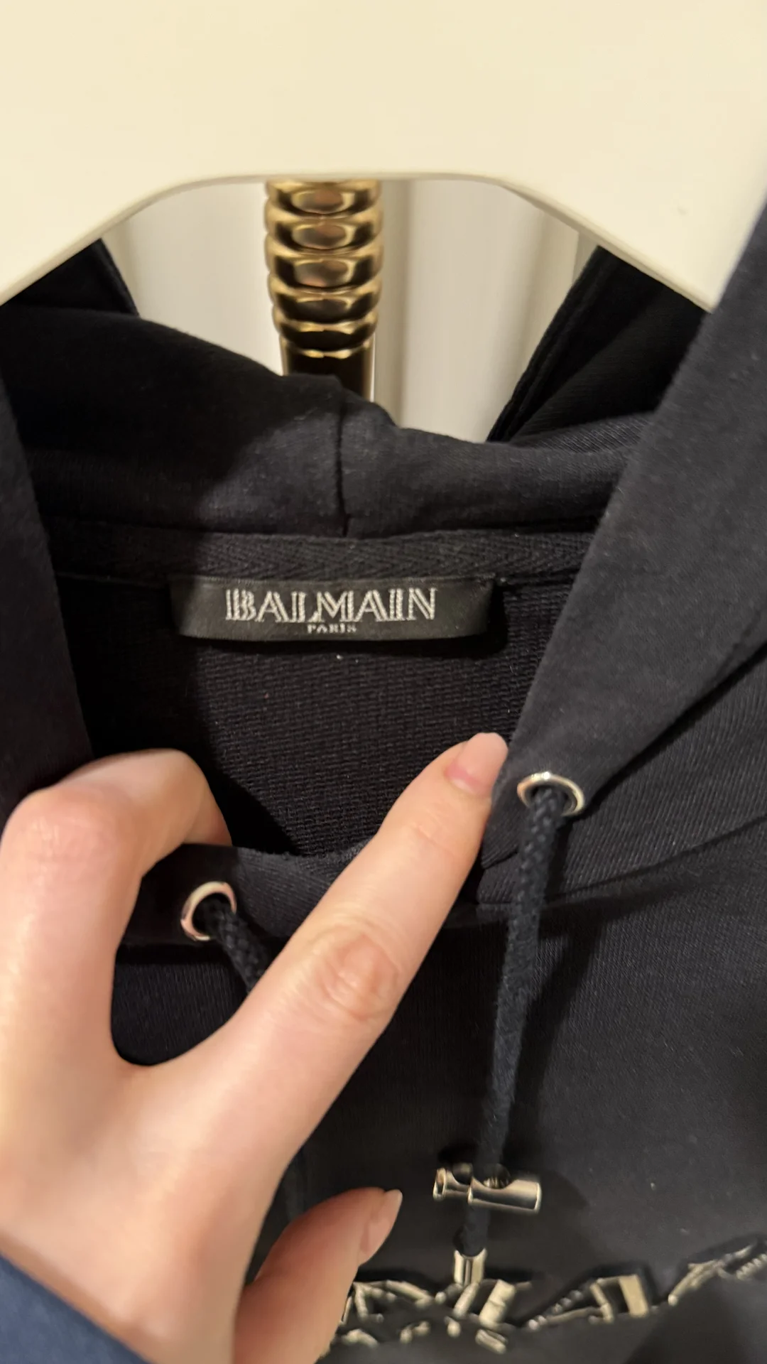 Balmain Paris худи оригинал с молниями - миниатюра 3