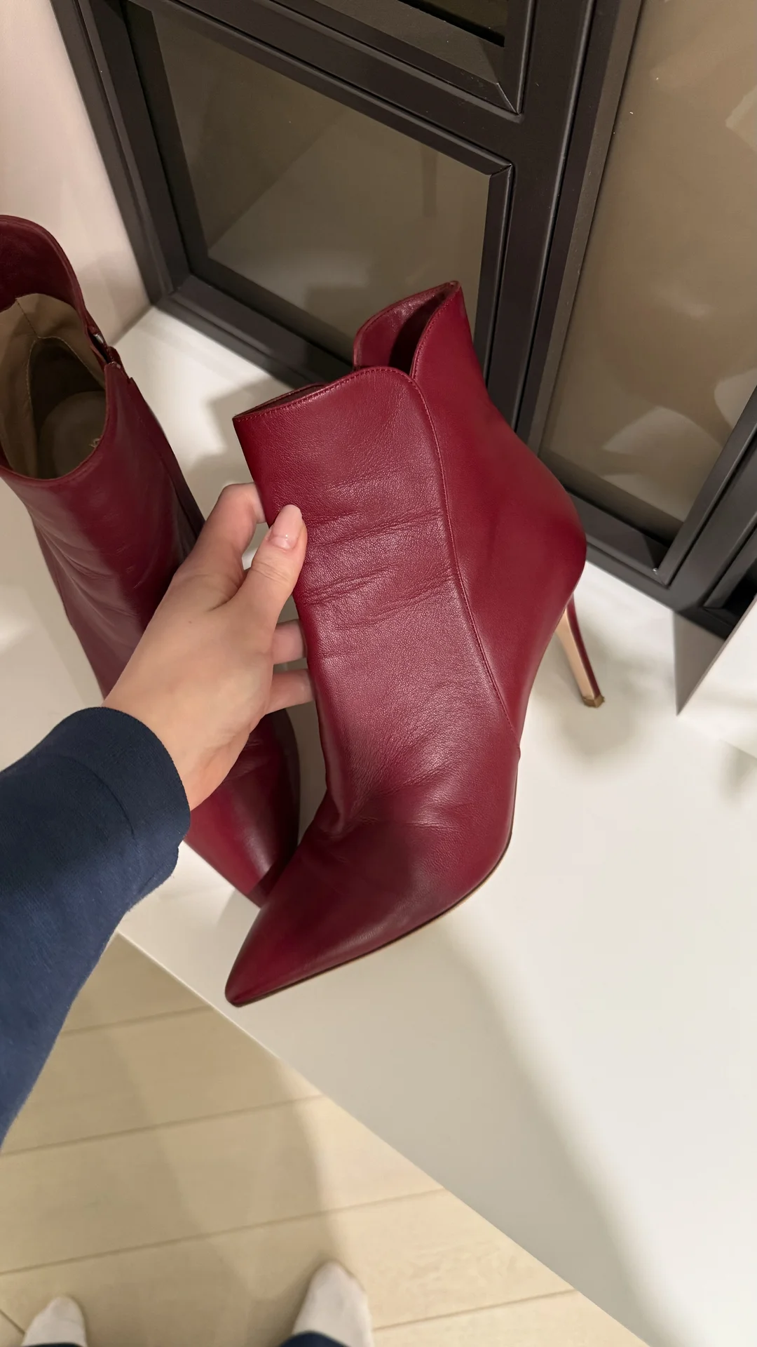 Gianvito Rossi кожаные ботильоны - миниатюра 5