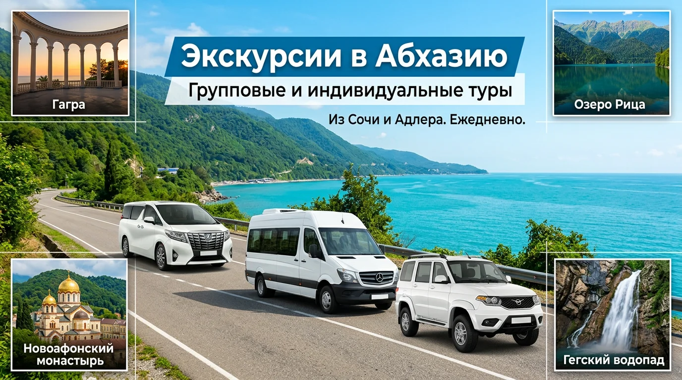 Экскурсии в Абхазию из Сочи и Адлера - изображение 1