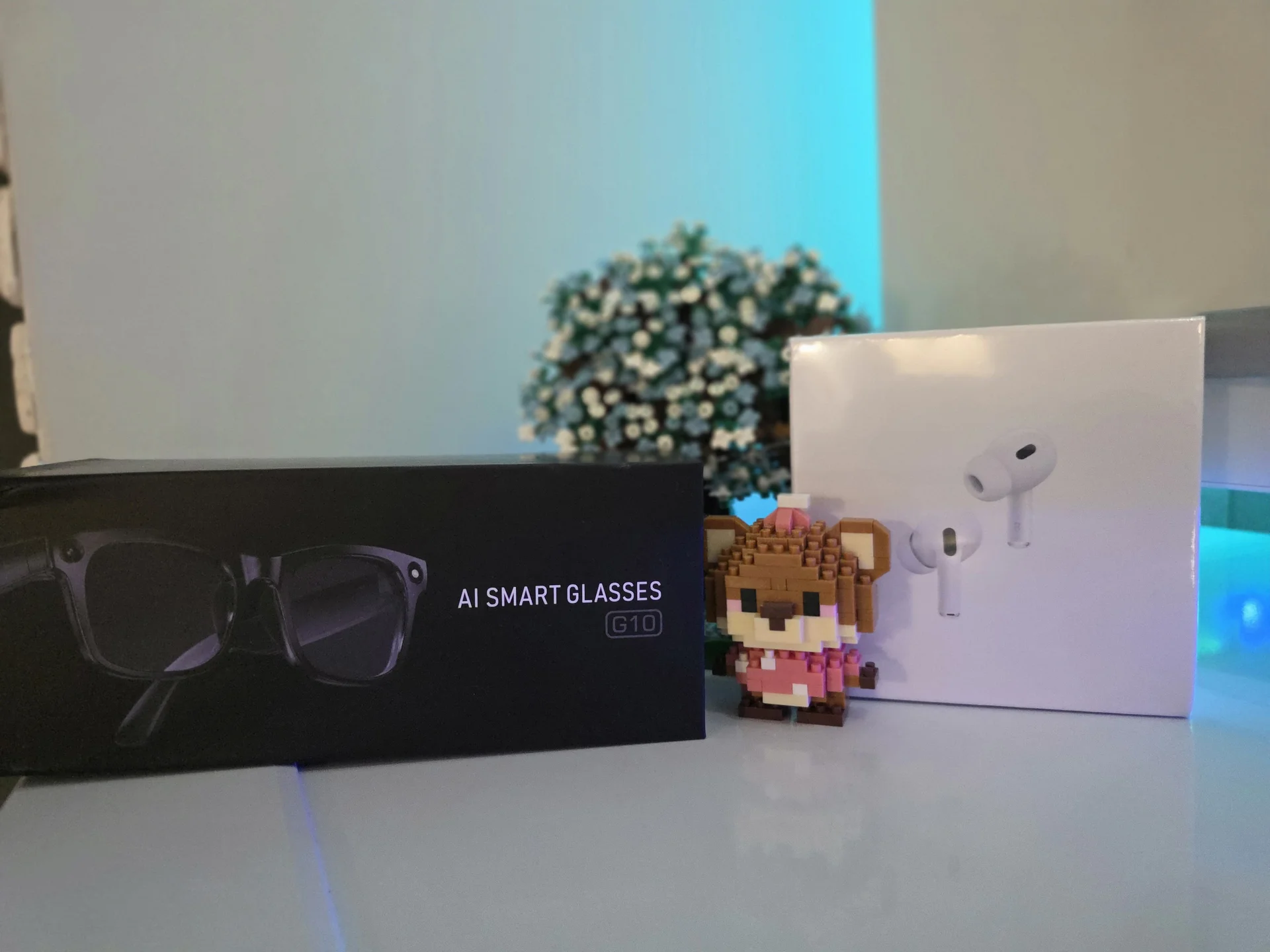 Очки с камерой smart glasses g10 + AirPods бесплат - миниатюра 2
