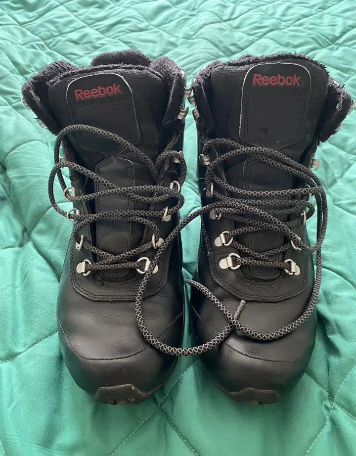 Демисезонные высокие кроссовки reebok (рибок)