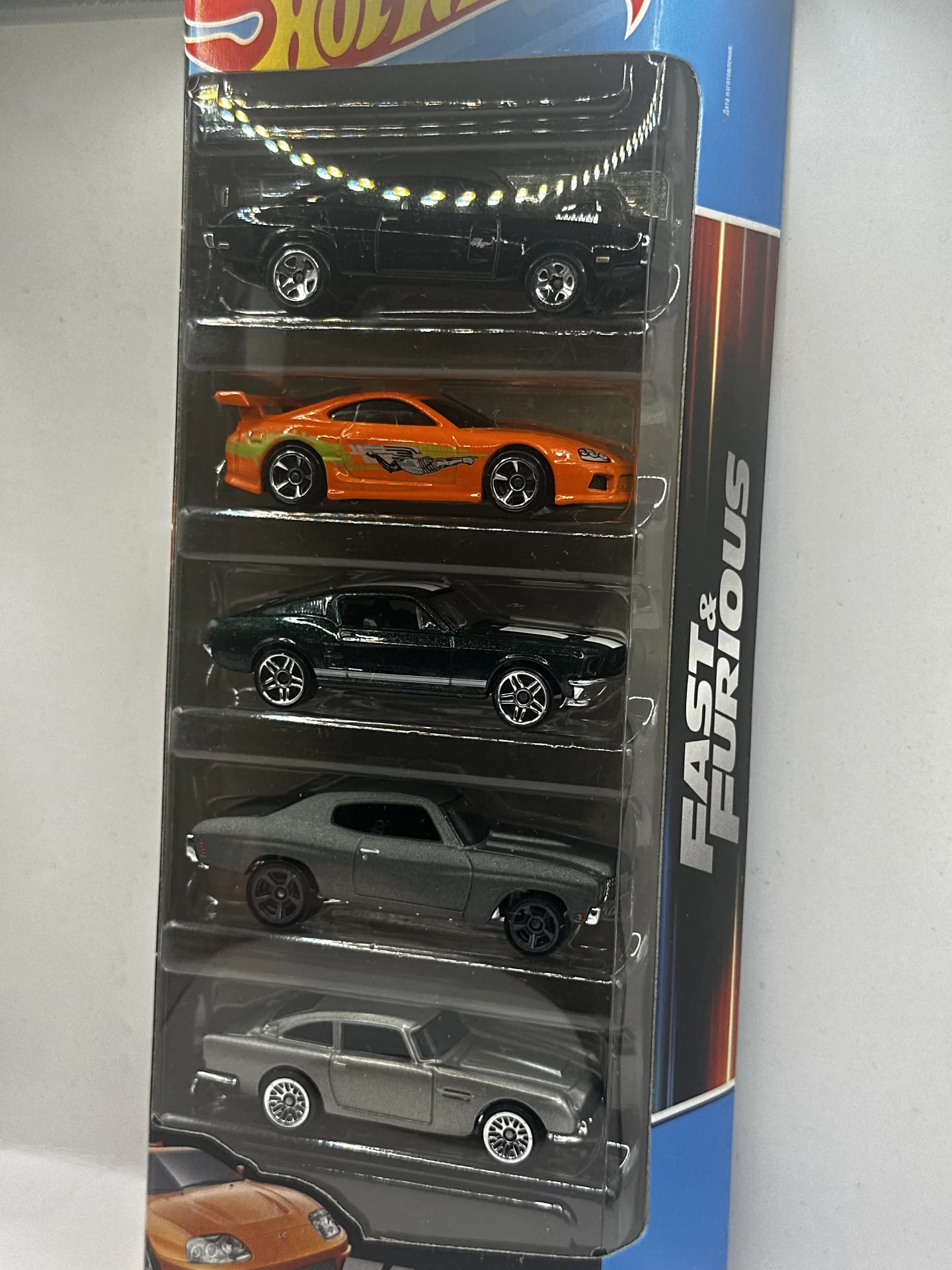 Hot wheels fast and furious 5 pack - миниатюра 3