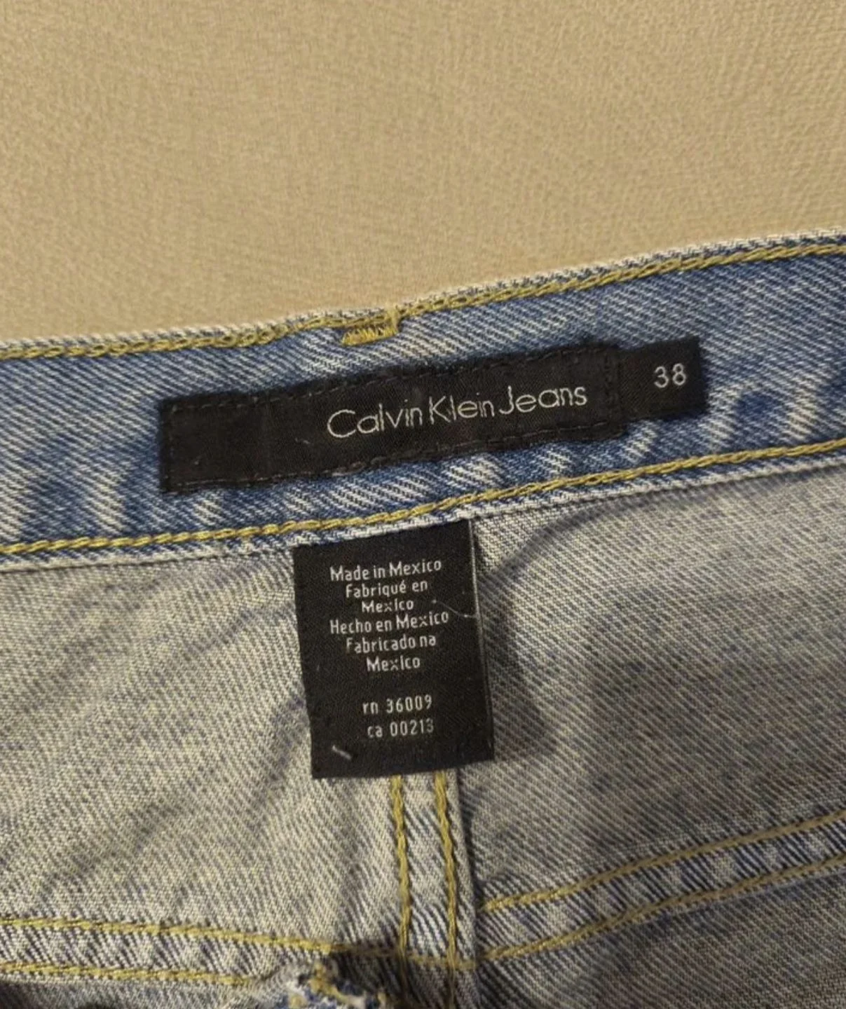 Мужские джинсы Calvin Klein Jeans, размер 54 (XL). - миниатюра 4