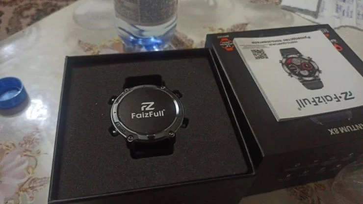 Смарт часы FaizFull quantum 8X GPS 15 мм черные - миниатюра 10