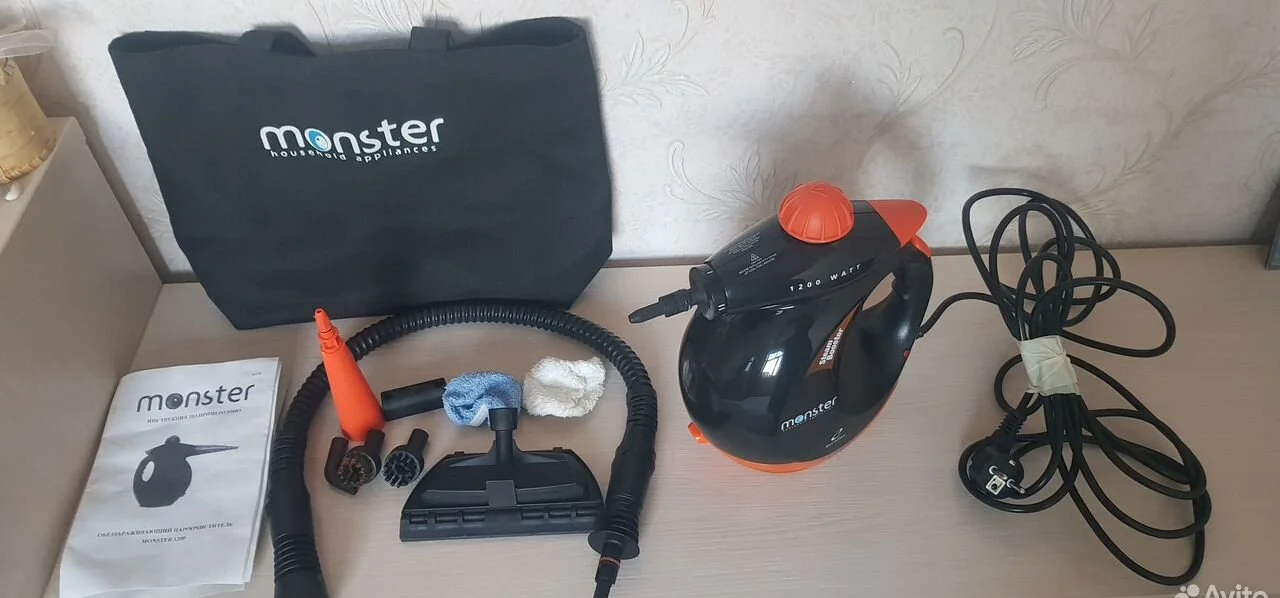 Пароочиститель Euroflex Monster 1200 - миниатюра 2