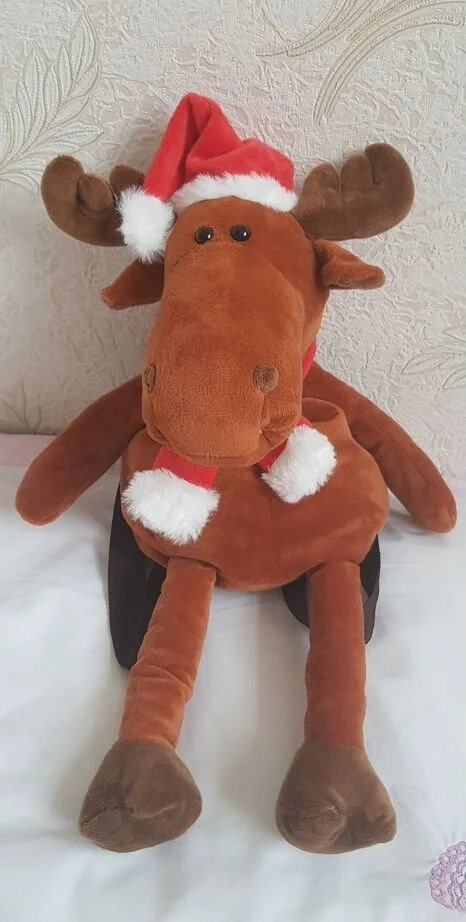 Новогодний детский рюкзак-игрушка новый - миниатюра 2