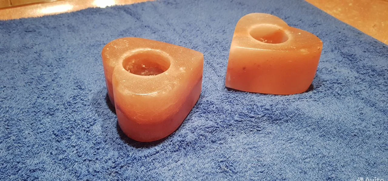 Подсвечники из гималайской розовой соли - миниатюра 2