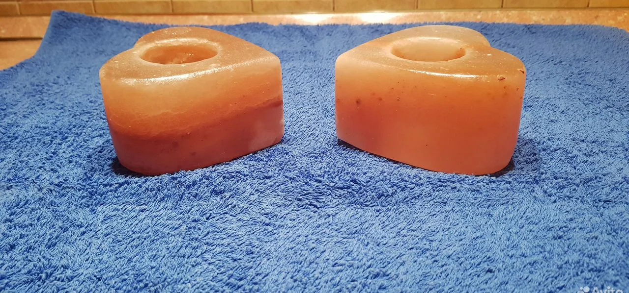 Подсвечники из гималайской розовой соли - миниатюра 3