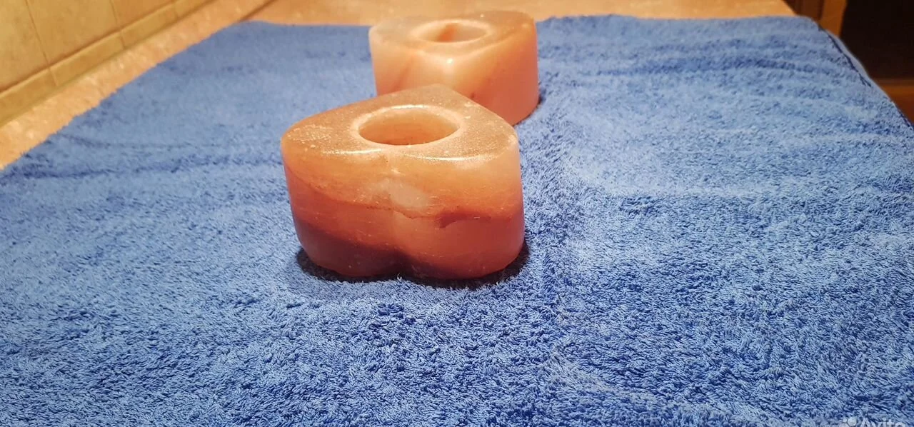 Подсвечники из гималайской розовой соли - миниатюра 4
