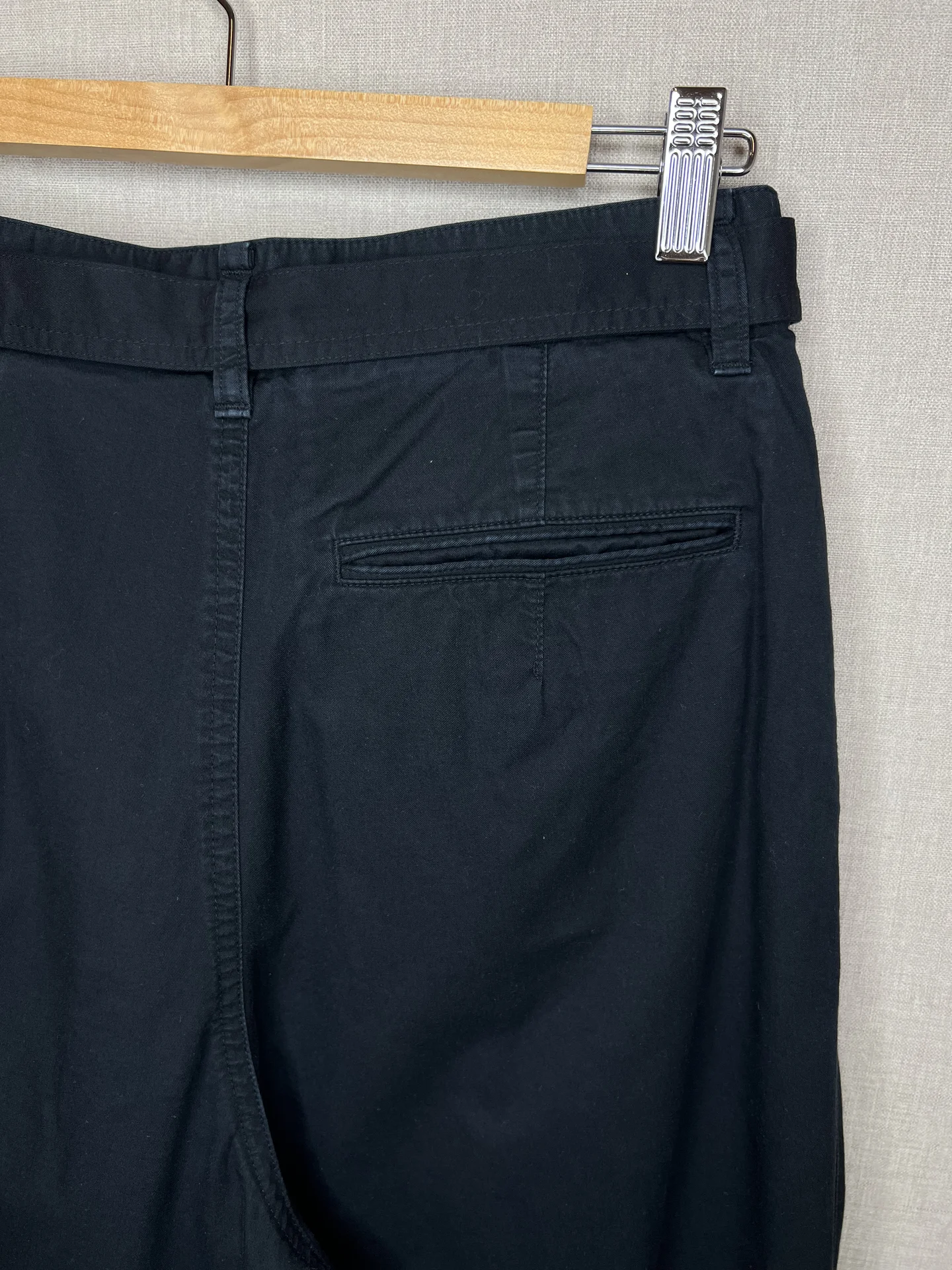 Брюки Uniqlo U 37/44 черные хлопок женские - миниатюра 6
