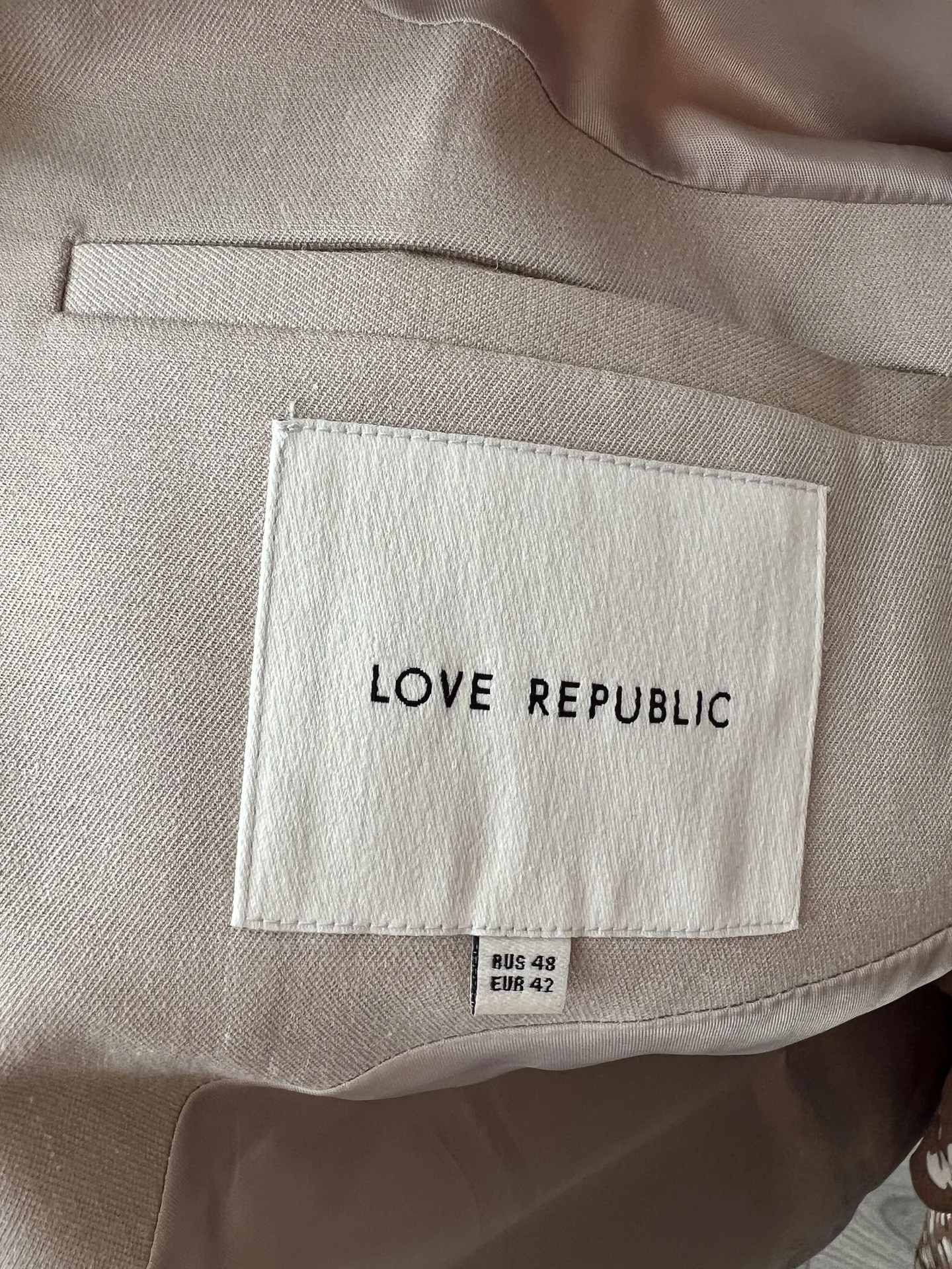 Пиджак Love Republic 48 женский жакет бежевый - миниатюра 5