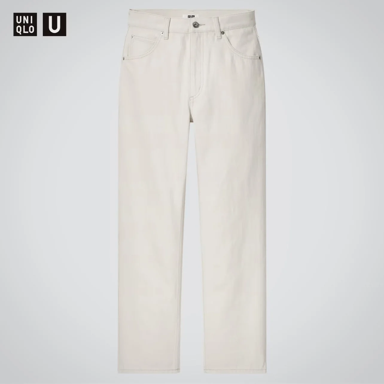 Джинсы Uniqlo U белые женские - изображение 1