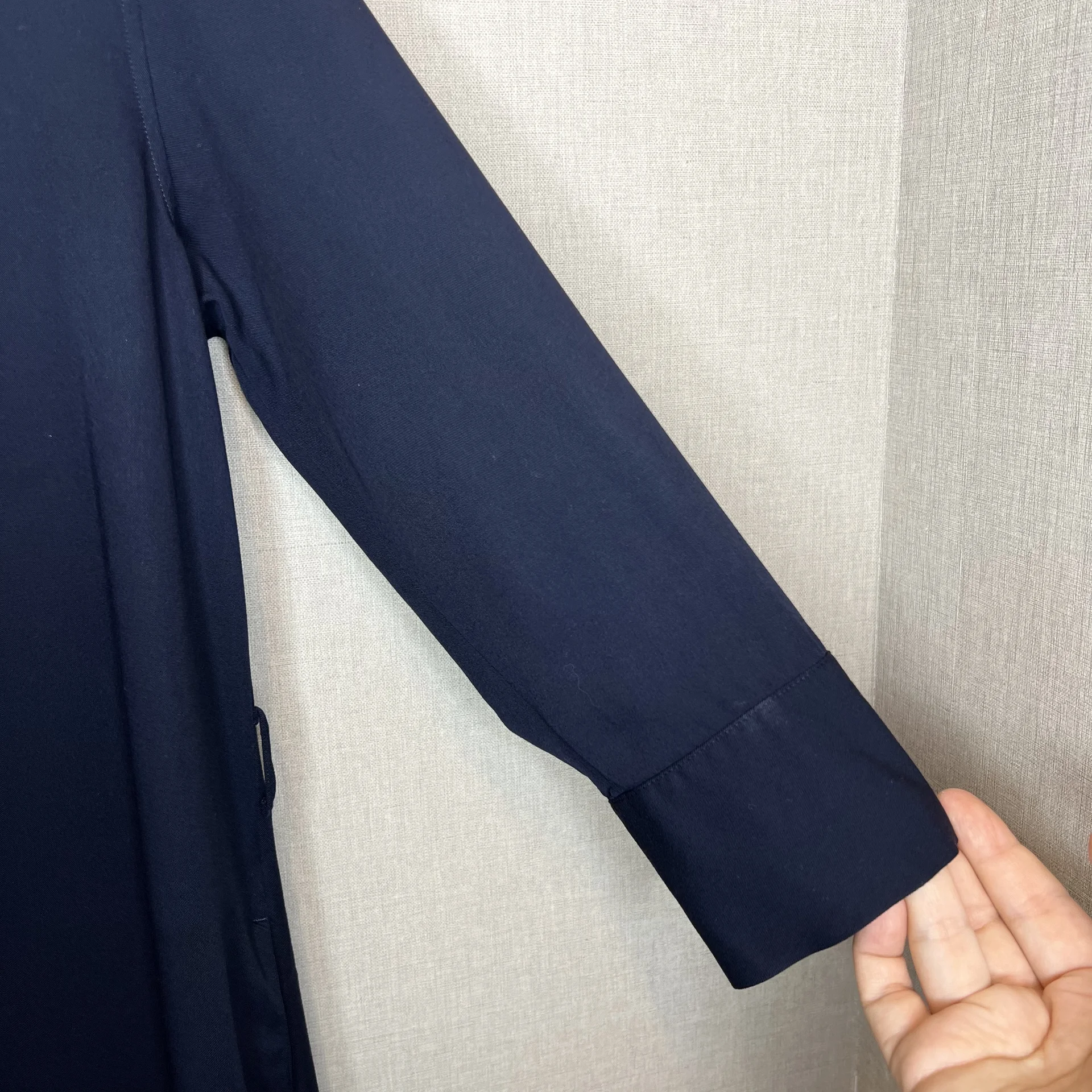 Платье UNIQLO S туника вискоза синие - миниатюра 5