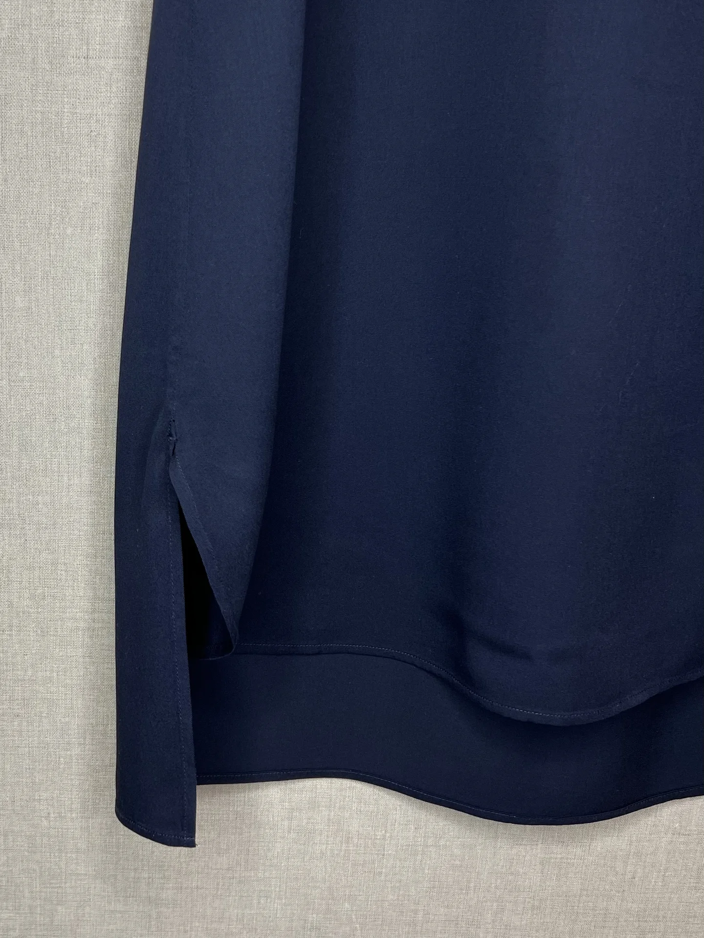 Платье UNIQLO S туника вискоза синие - миниатюра 7