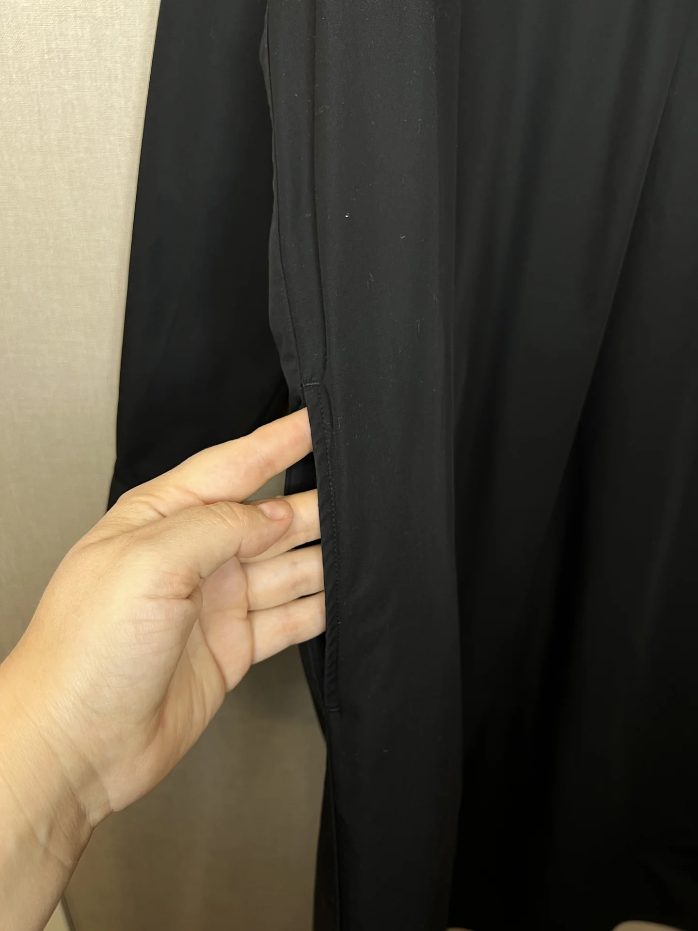 Черное платье-туника Uniqlo S хлопковая рубашка - миниатюра 6