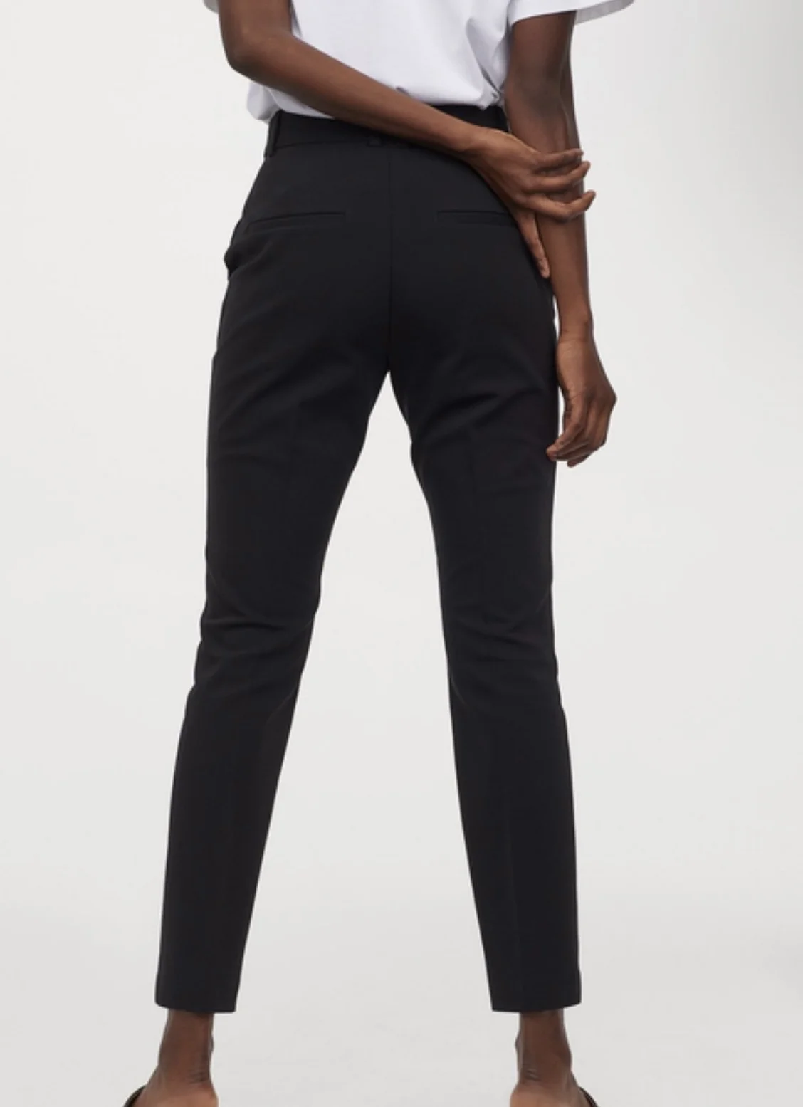 Брюки H&M 42 женские черные штаны - миниатюра 2