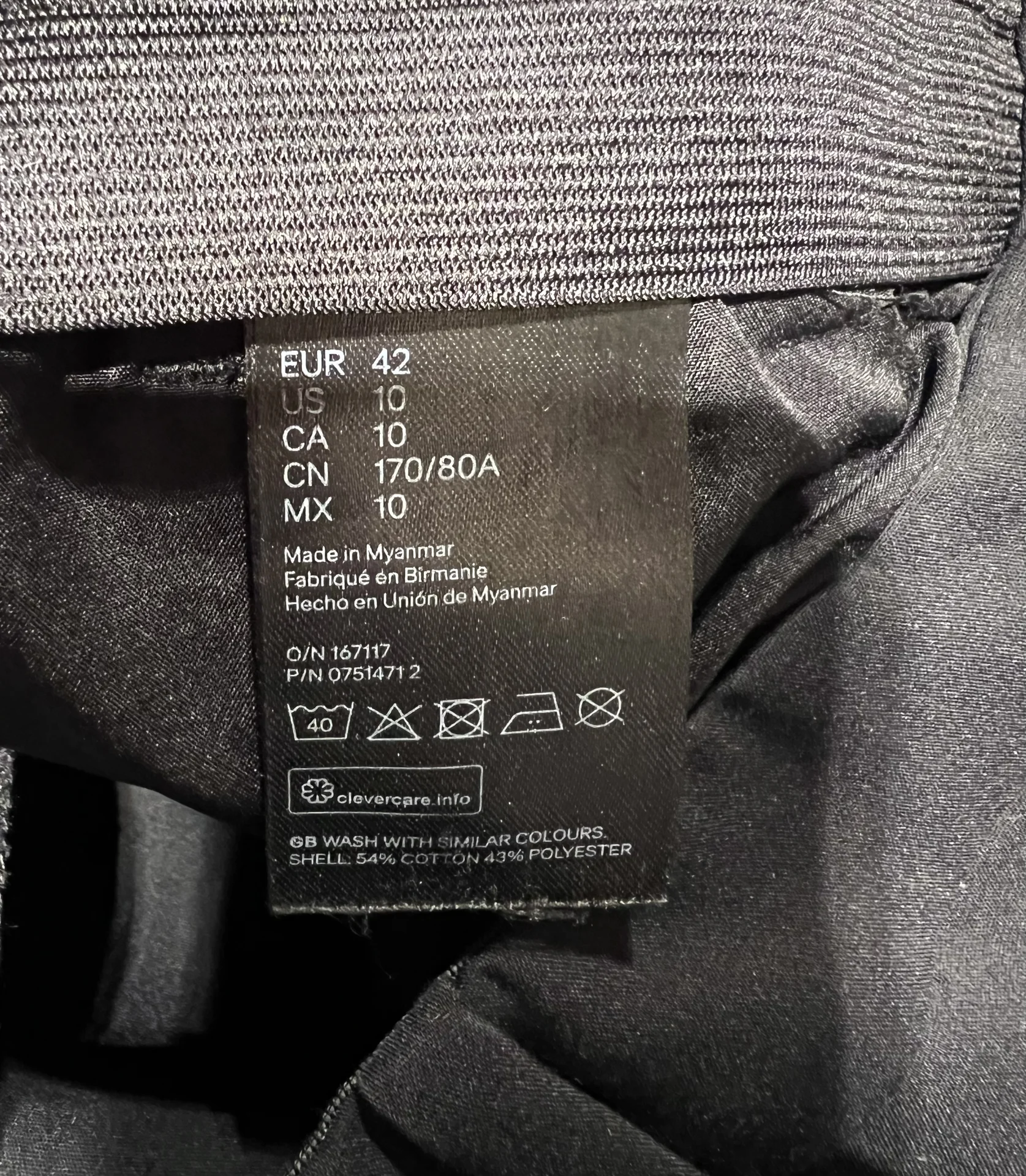 Брюки H&M 42 женские черные штаны - миниатюра 6