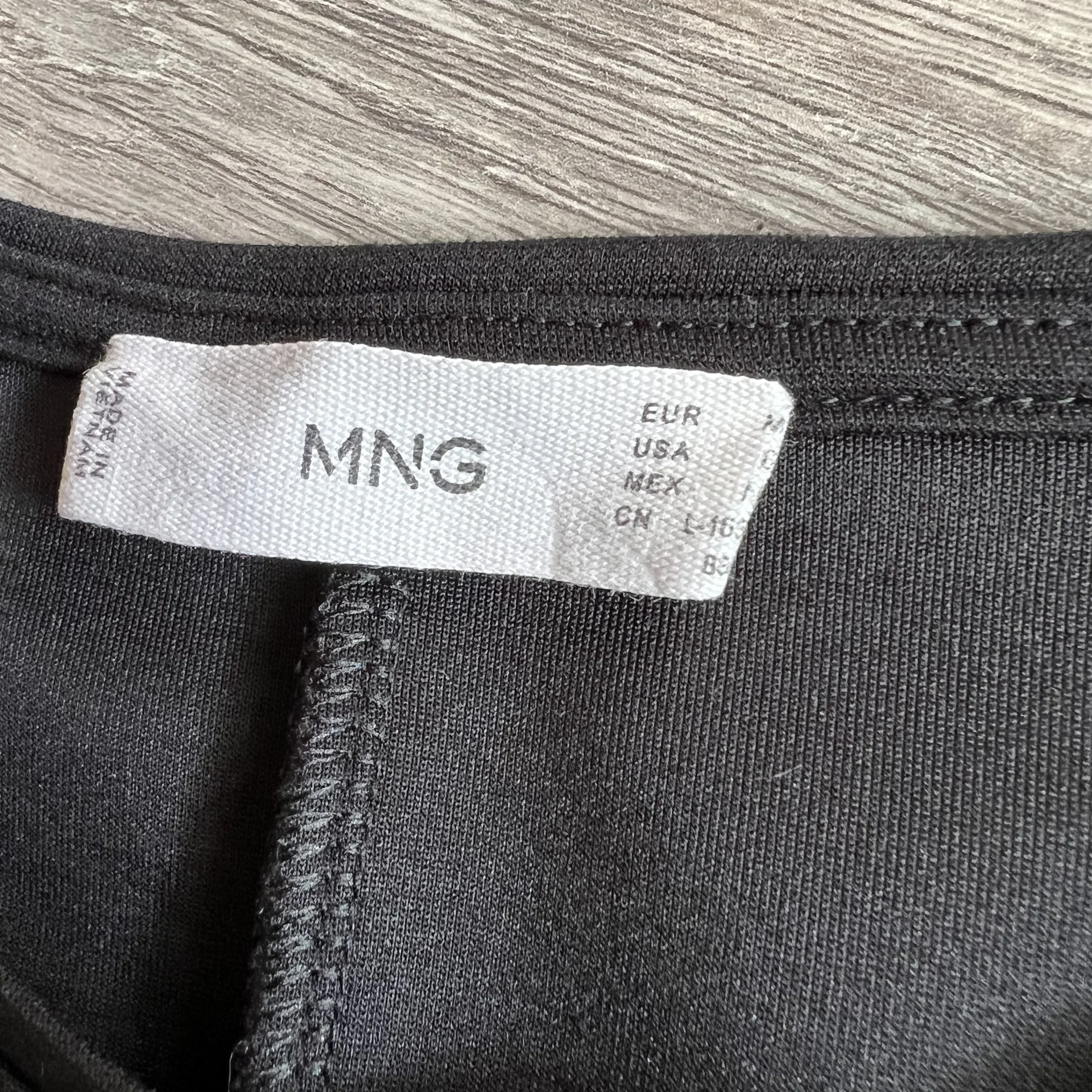 Платье Mango 165 (М) черное, серое школьное - миниатюра 6