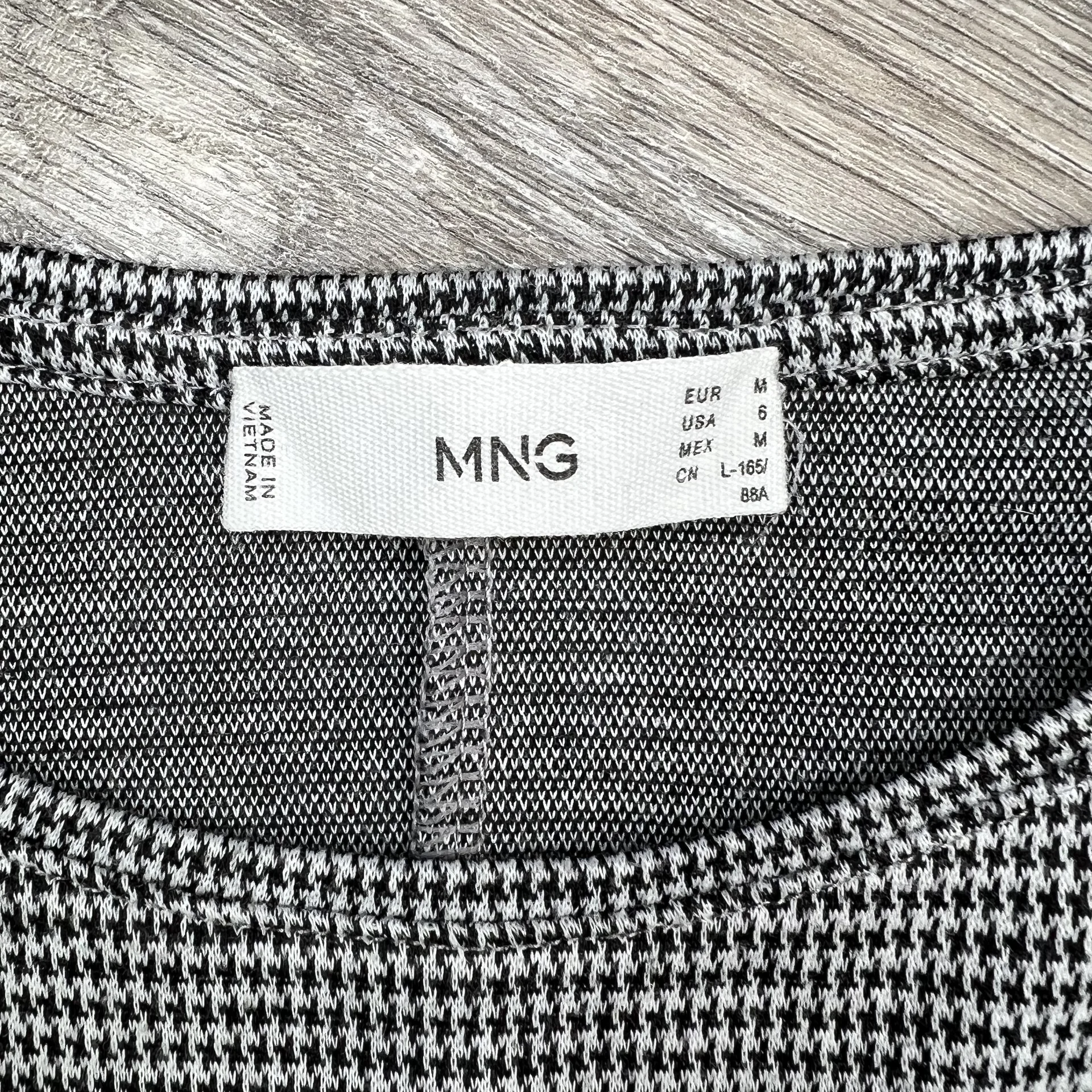 Платье Mango 165 (М) черное, серое школьное - миниатюра 8