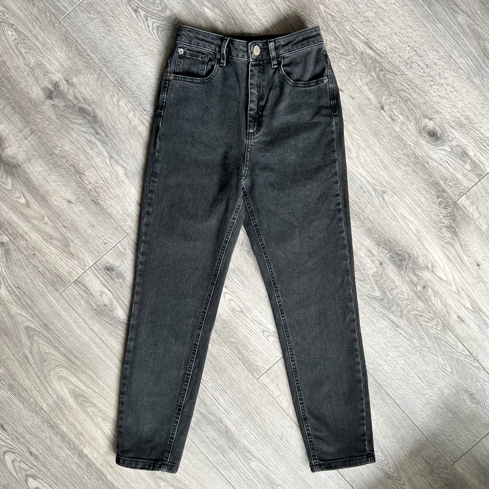 Джинсы ASOS 26/30 женские серые синие - миниатюра 5