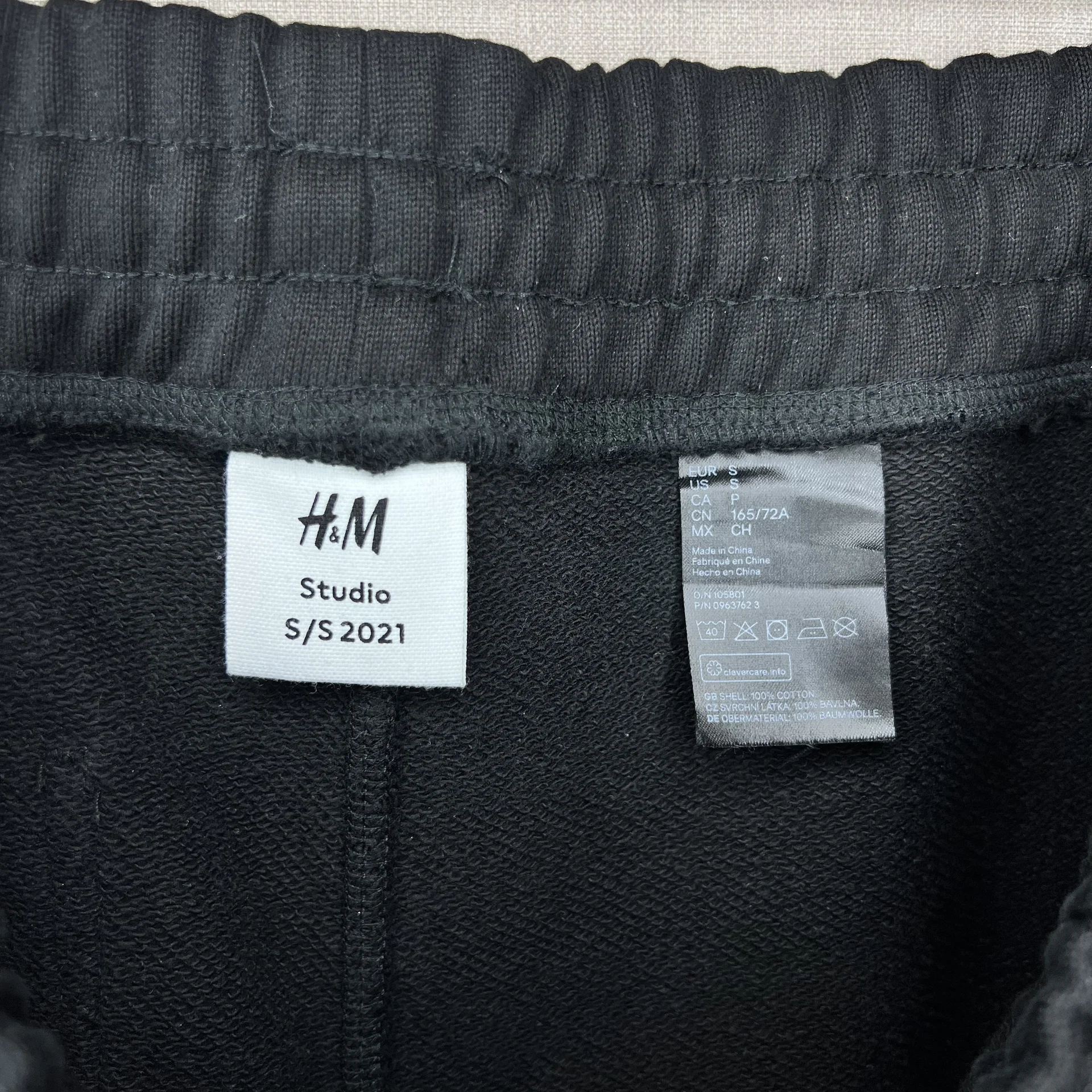 Брюки H&M Studio штаны черные широкие - миниатюра 6