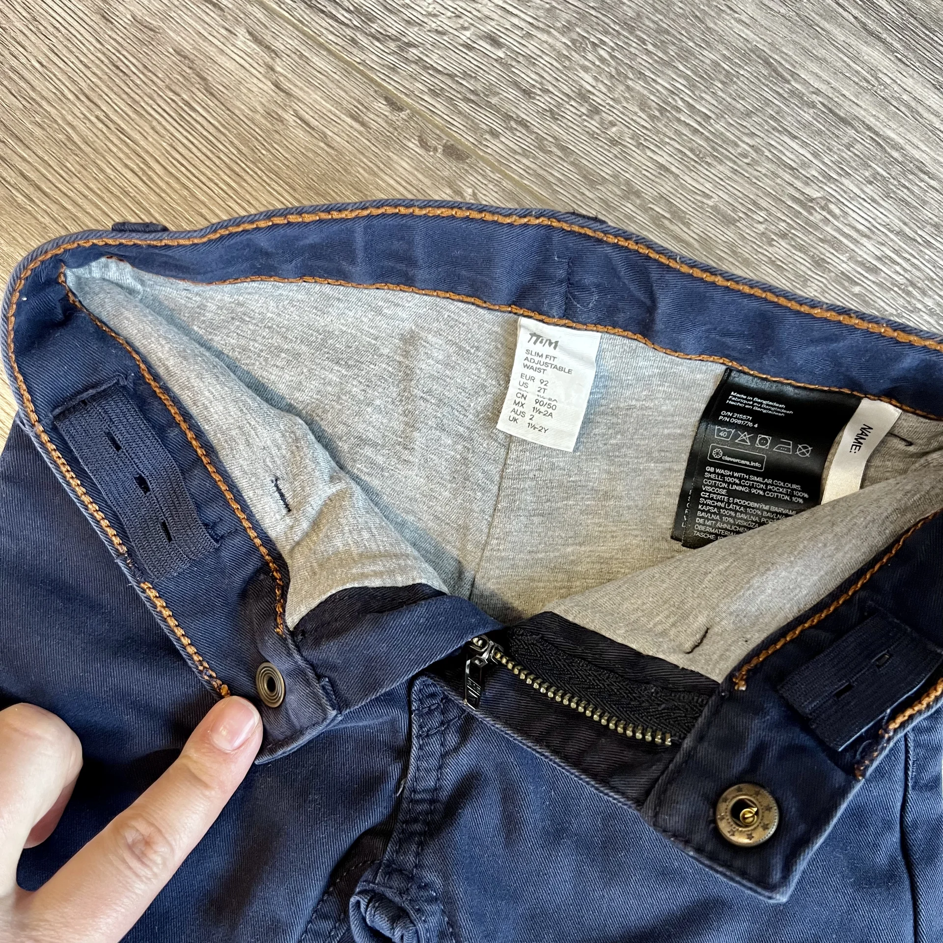 Штаны 92 H&M брюки утепленные для мальчика - миниатюра 4