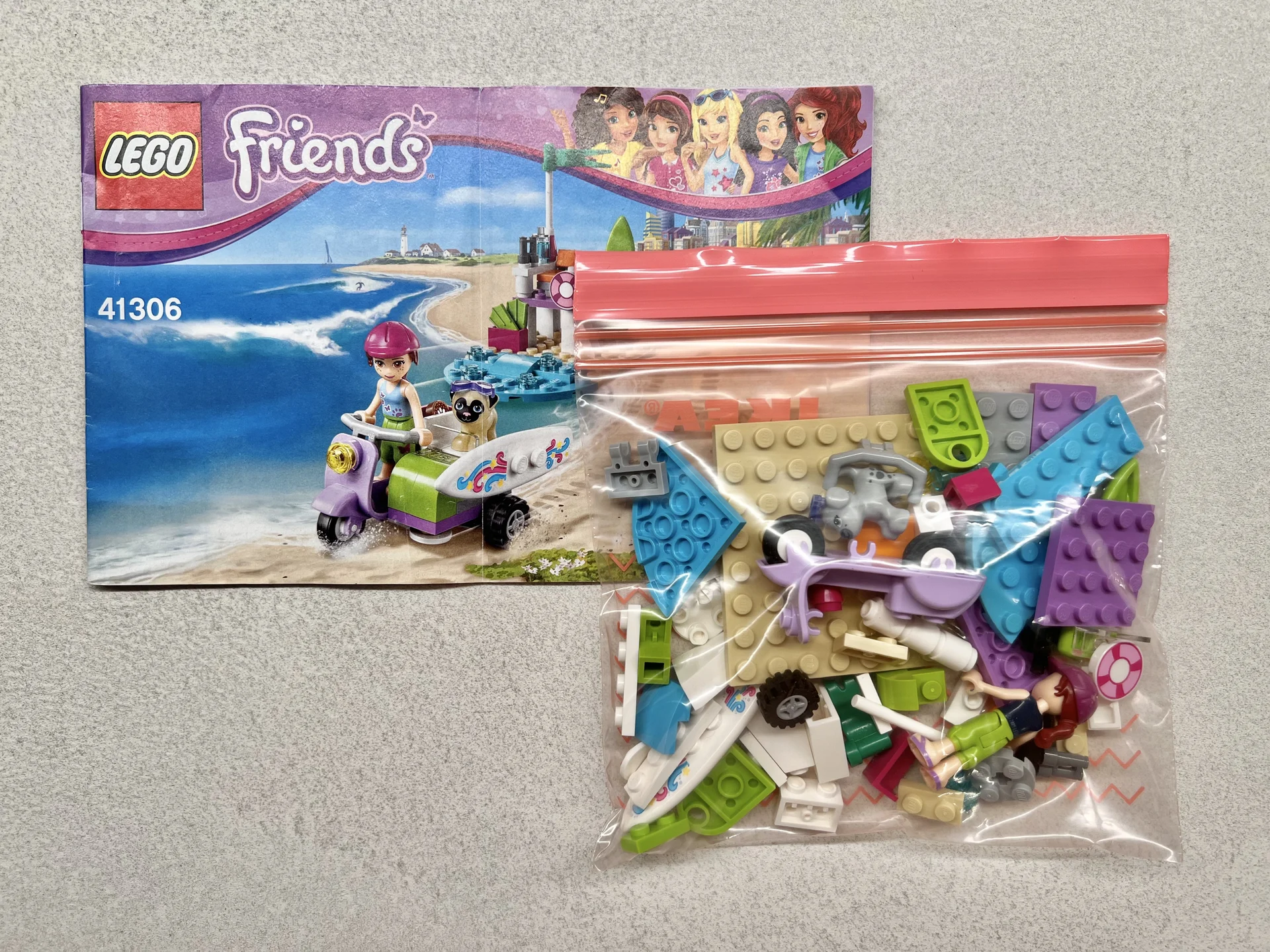 Lego Friends 41306 Пляжный скутер Мии Лего Френдс - миниатюра 4