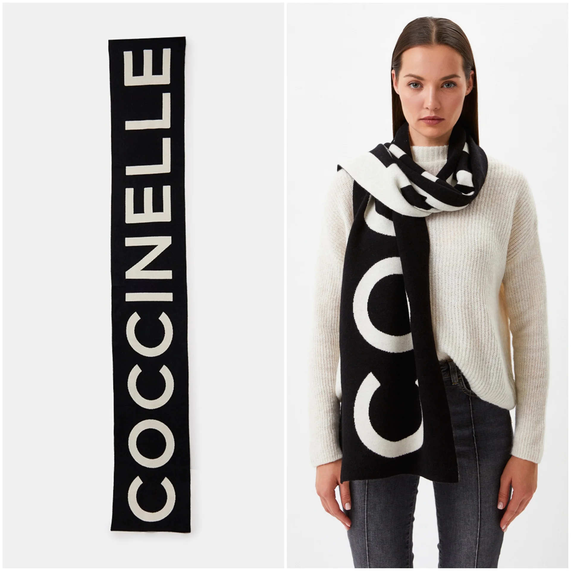 Шарф двухсторонний Coccinelle оригинал - изображение 1