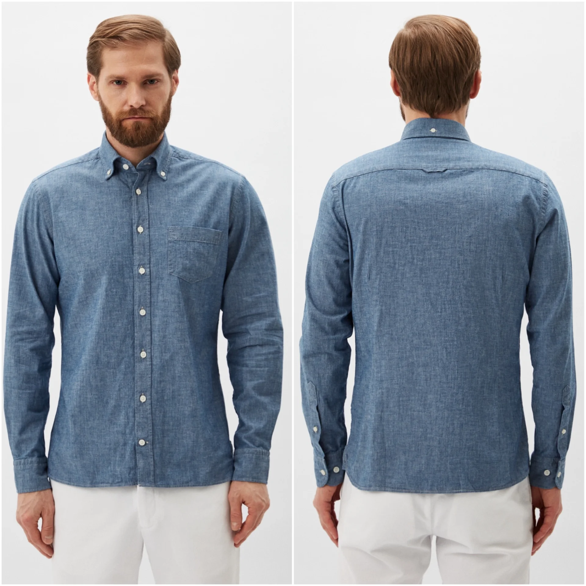 Рубашка Hackett XXL 54/56 оригинал мужская - миниатюра 2