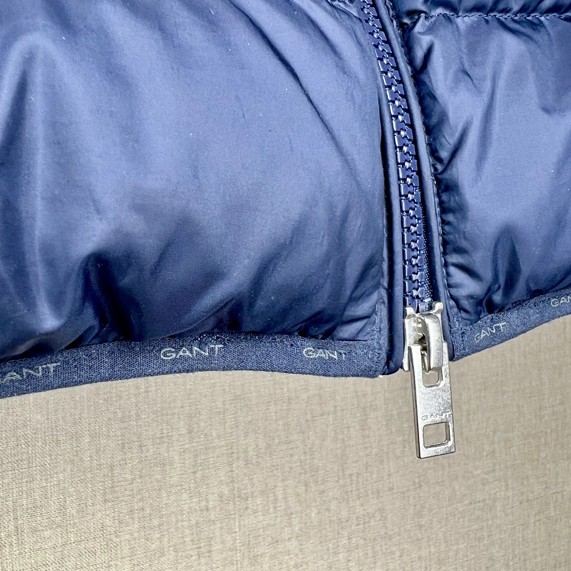 Gant Куртка Пуховик XL синяя короткий - миниатюра 8