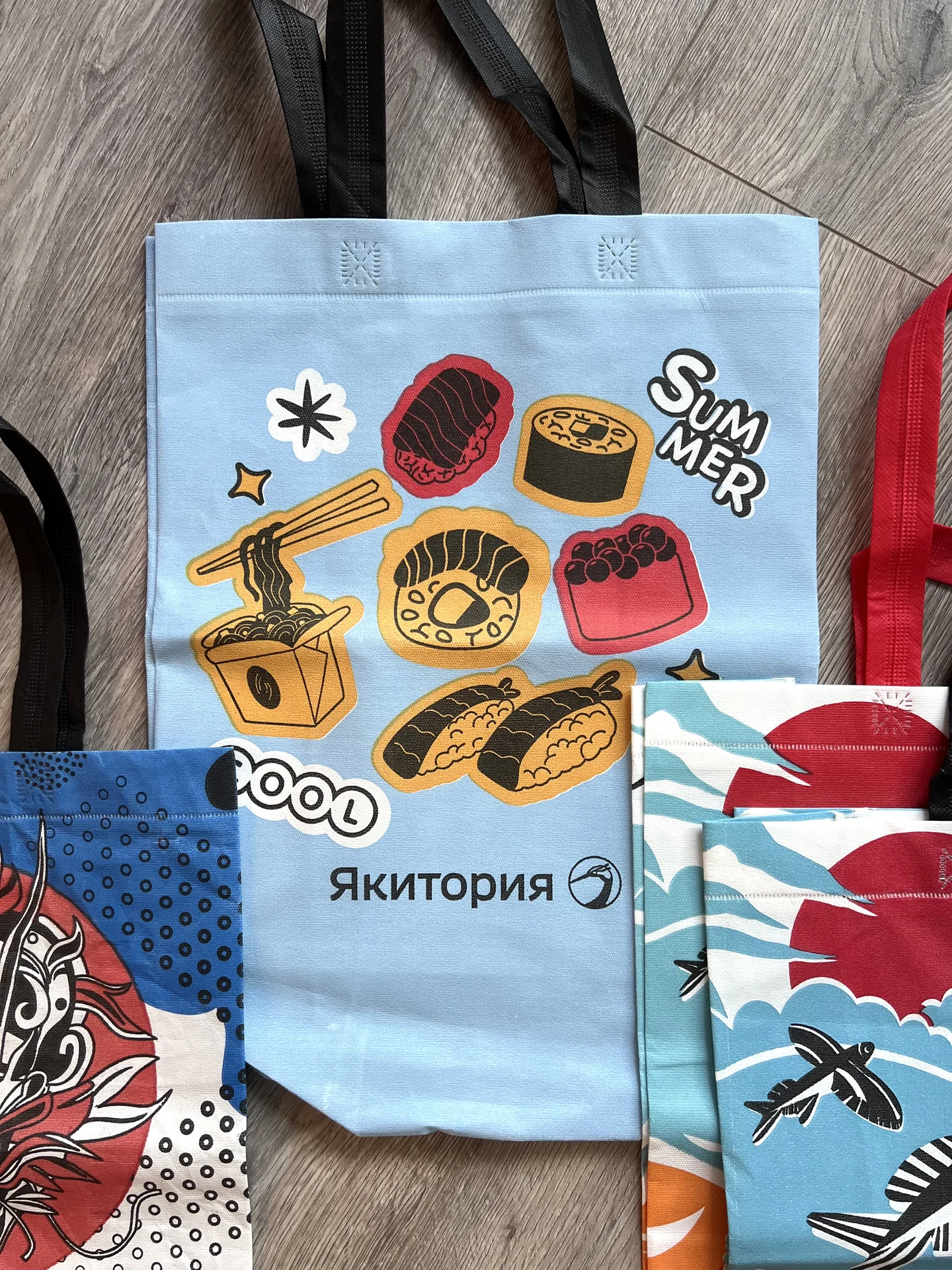 Эко-Сумка шопер Якитория многоразовая - миниатюра 7