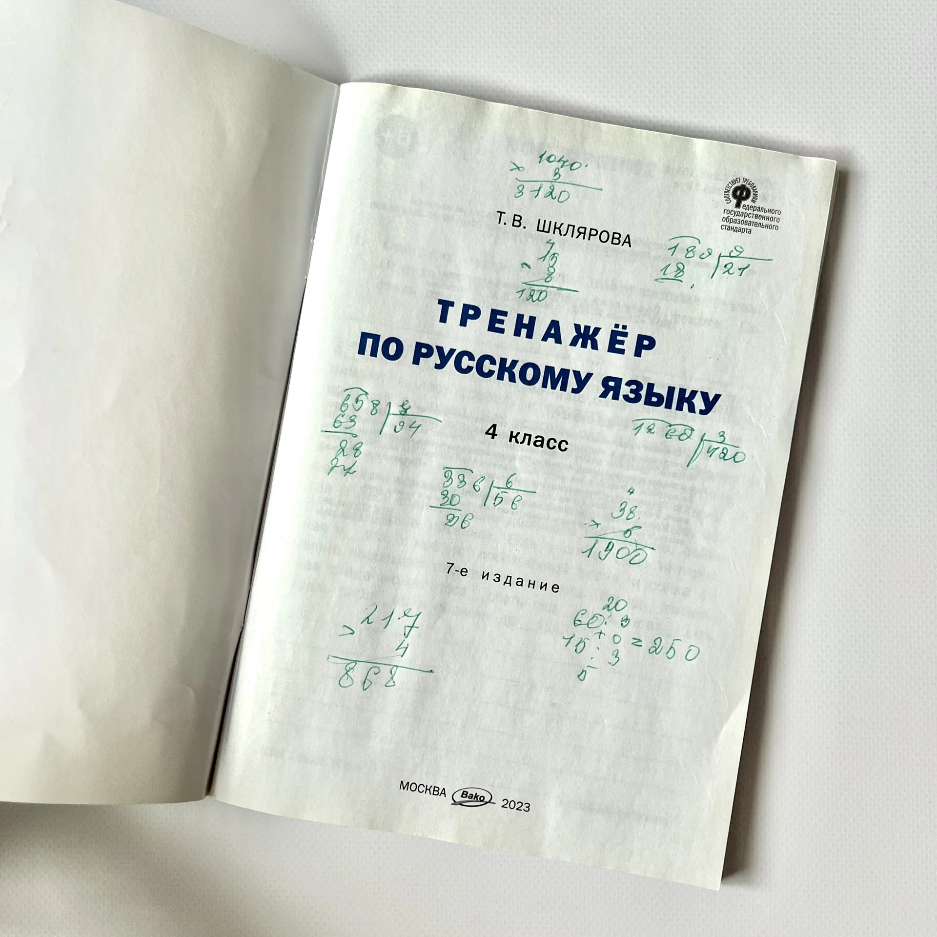 Тренажер Русский язык 4 класс Вако тетрадь - миниатюра 4