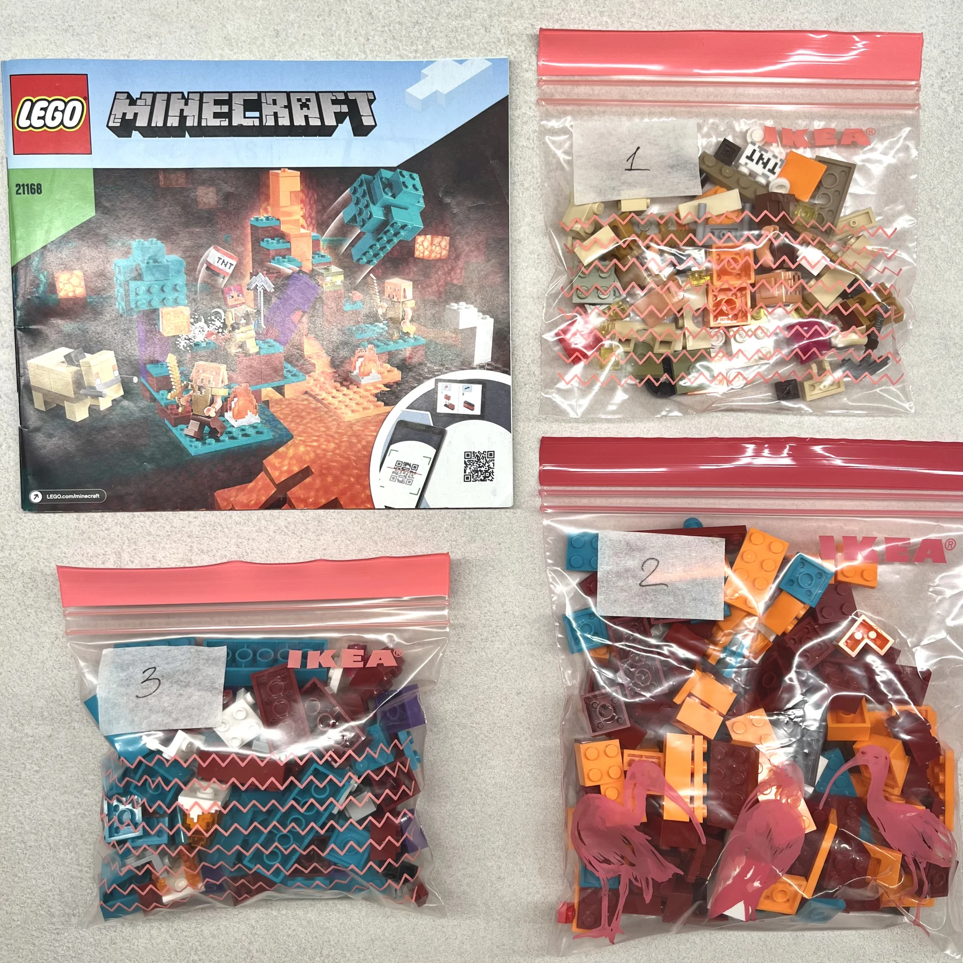 Lego Minecraft 21168 «Искаженный лес» оригинал - миниатюра 5
