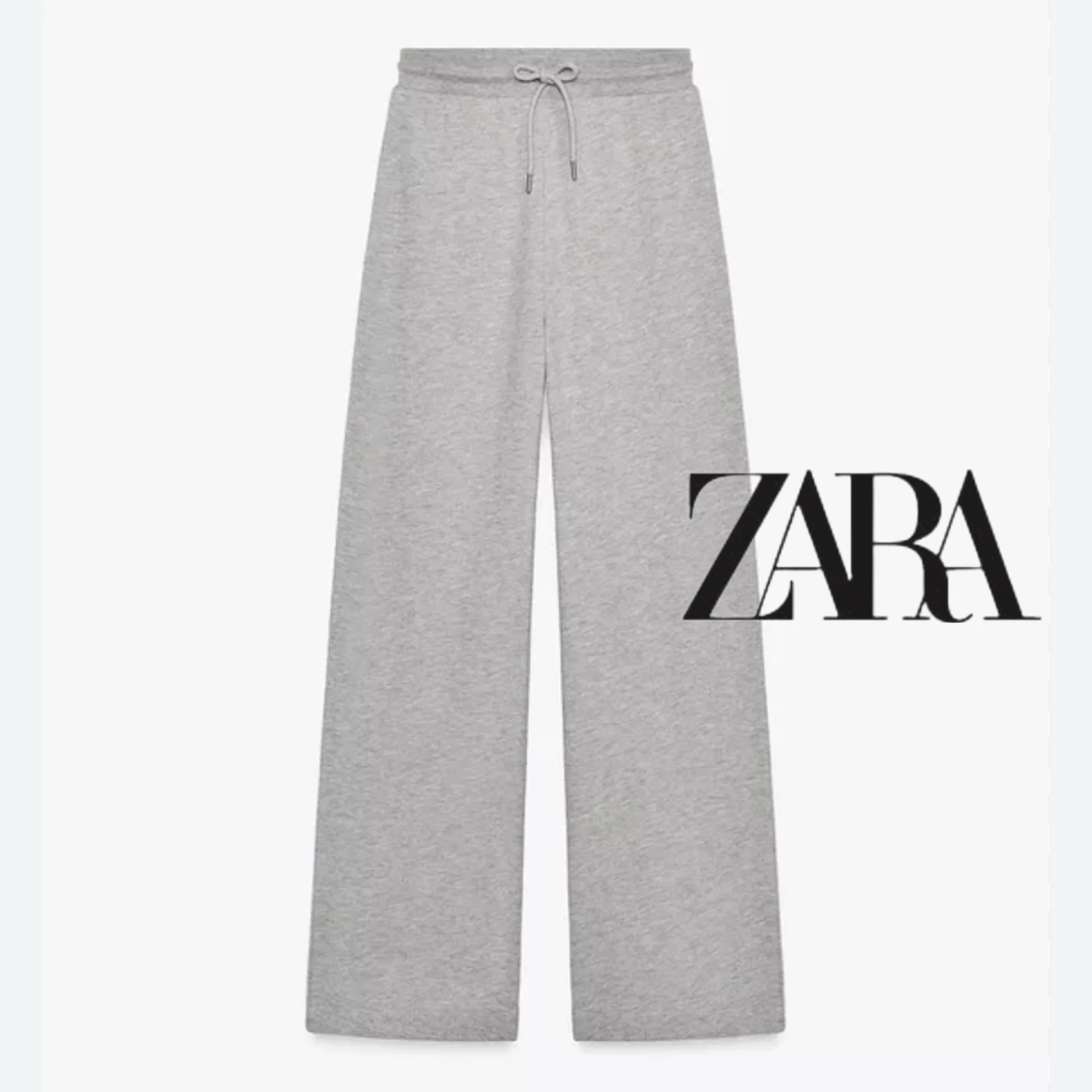 Новые спортивные брюки Zara XL широкие серые - изображение 1