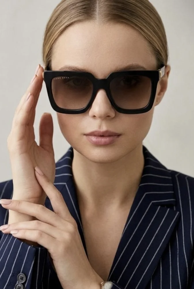 Очки Hugo Boss оригинал солнцезащитные женские - миниатюра 11