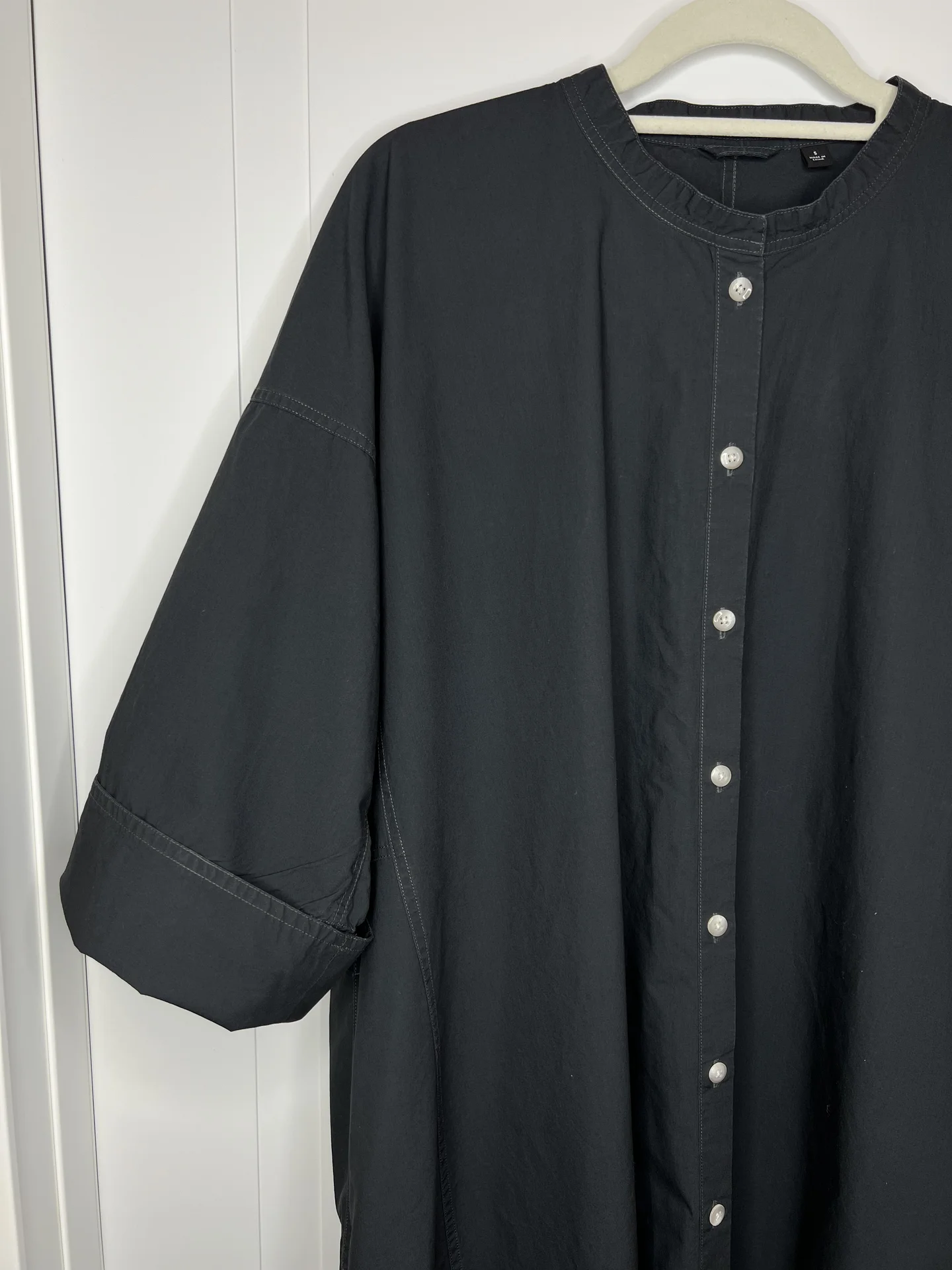 Платье рубашка Uniqlo U туника - миниатюра 6