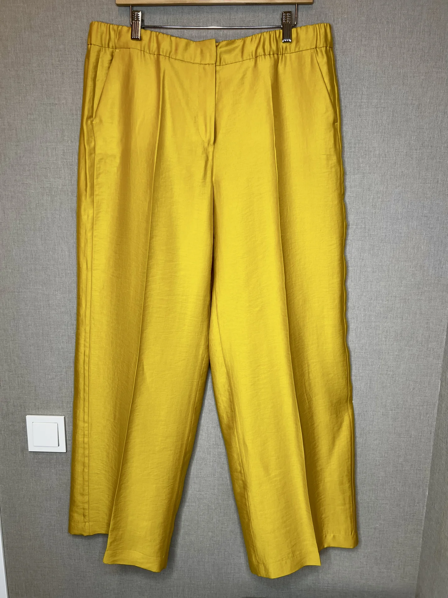 Брюки Samoon by Gerry Weber р.50 желтые женские - миниатюра 3