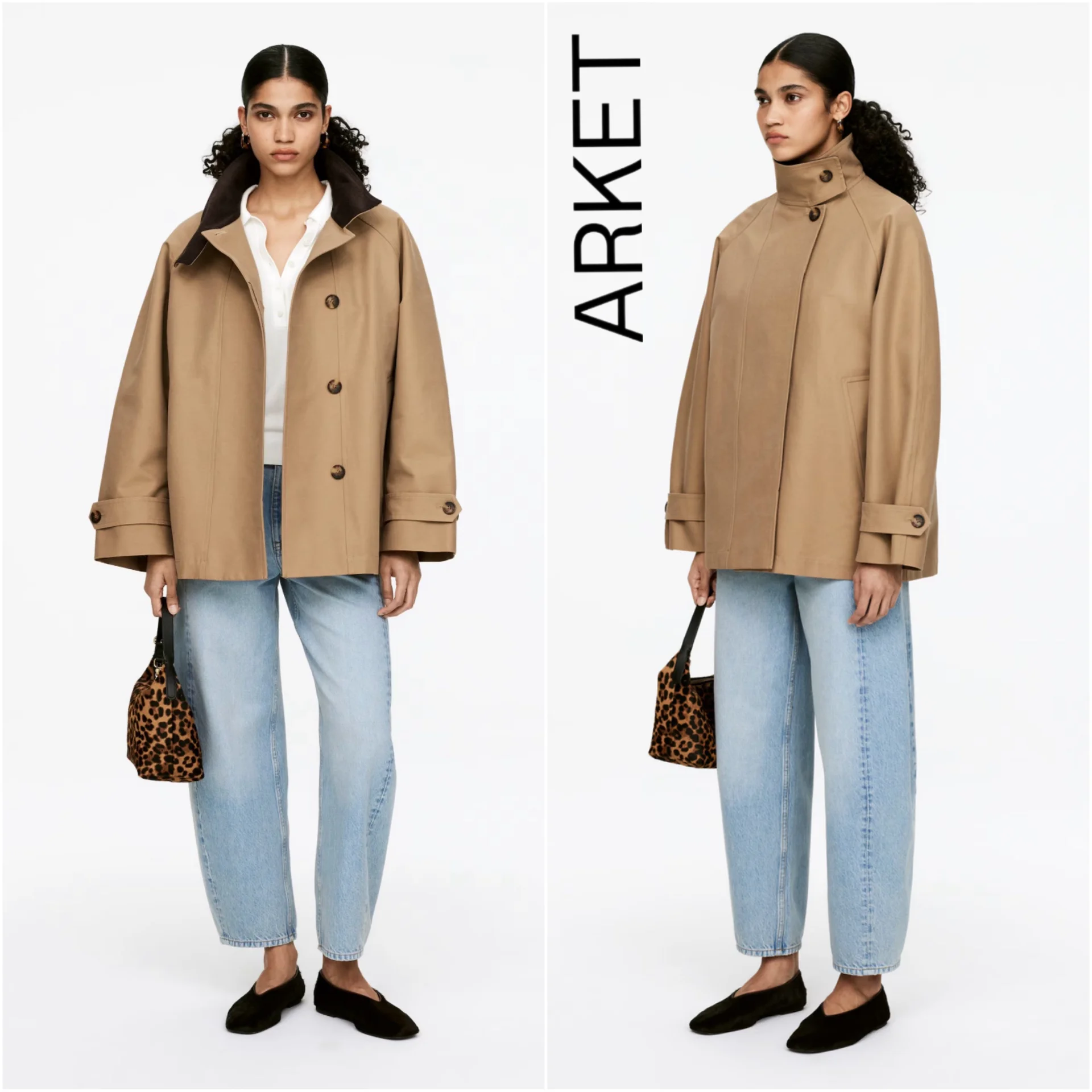 Новый Тренч куртка Arket L в Москве бежевый - изображение 1