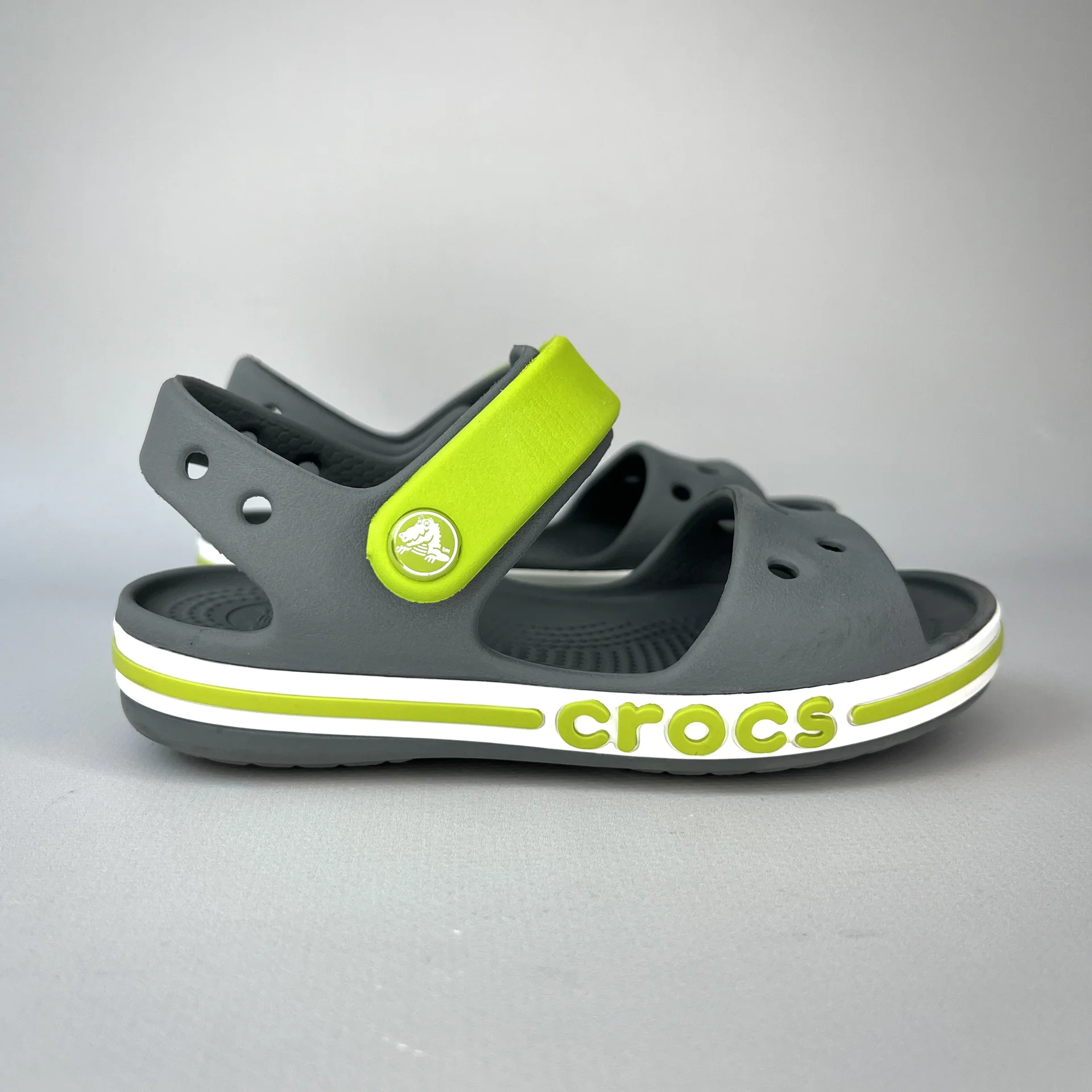 Сандалии Crocs C10 оригинал серые - миниатюра 3