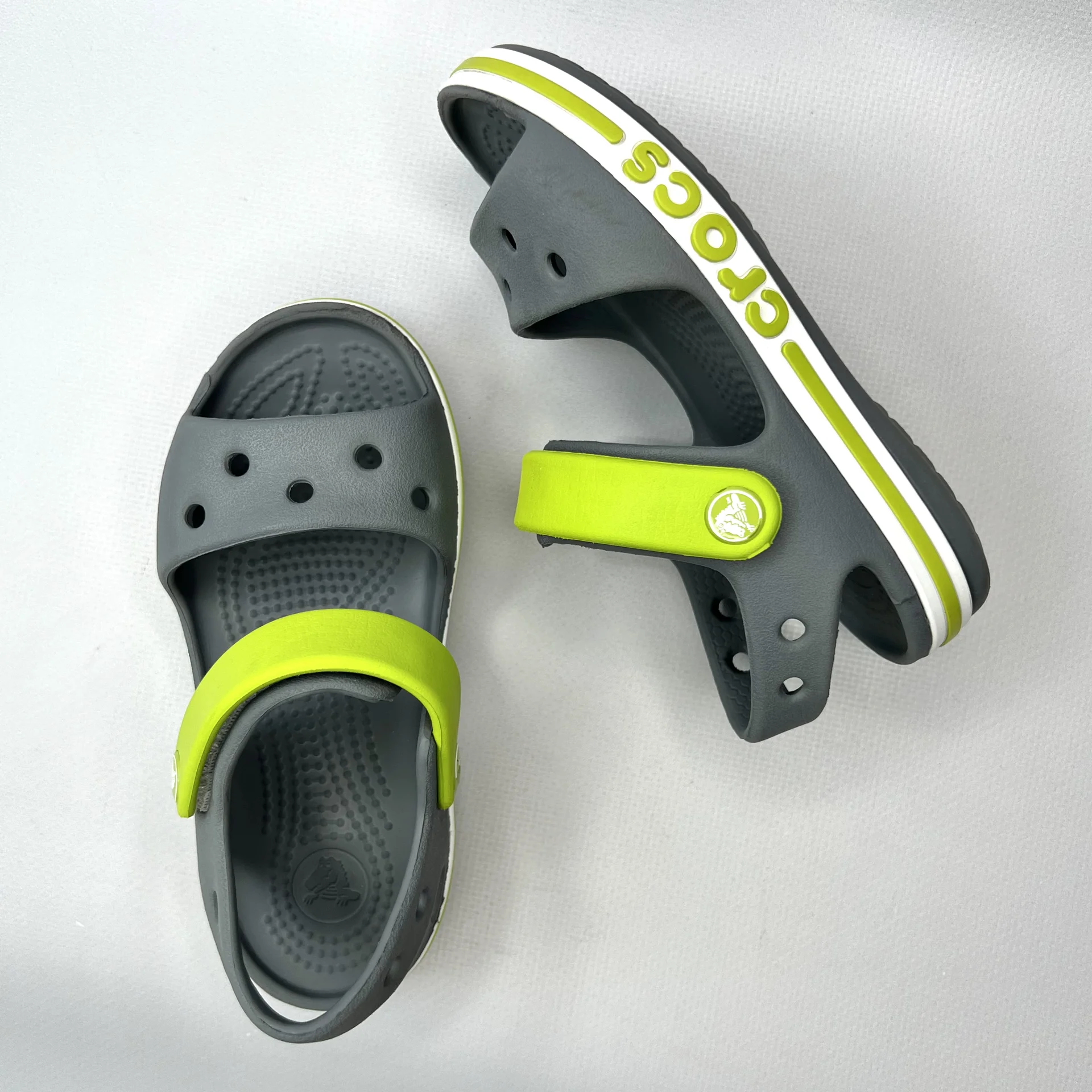 Сандалии Crocs C10 оригинал серые - миниатюра 8