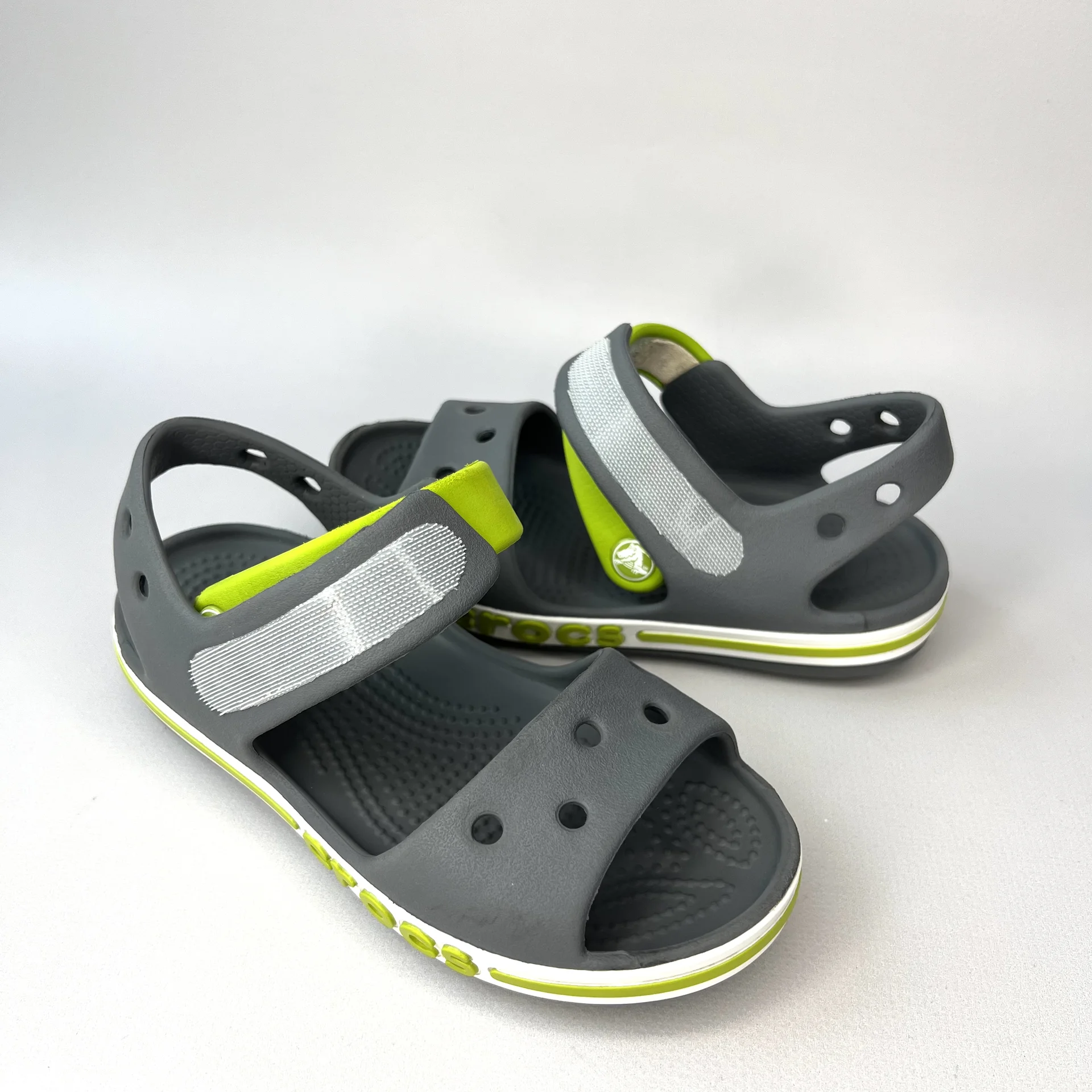 Сандалии Crocs C10 оригинал серые - миниатюра 9