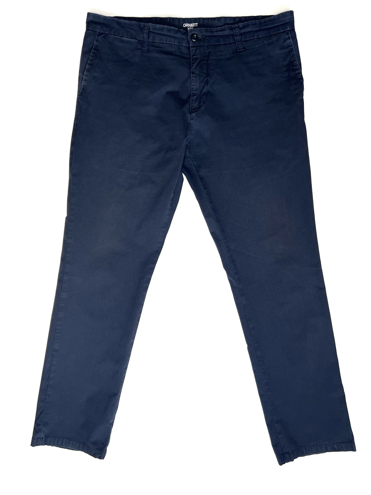 Брюки Carhartt WIP 36/32 синие слаксы - миниатюра 3